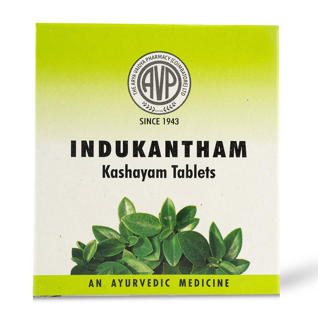 AVP Indukantham Kashayam Tablets (100 Nos), Ayurvedic Formula to Supports Natural Immunity, Beneficial In Fever, Gastritis And Indigestion with Herbs Poothika, Devadaru & Dasamoola