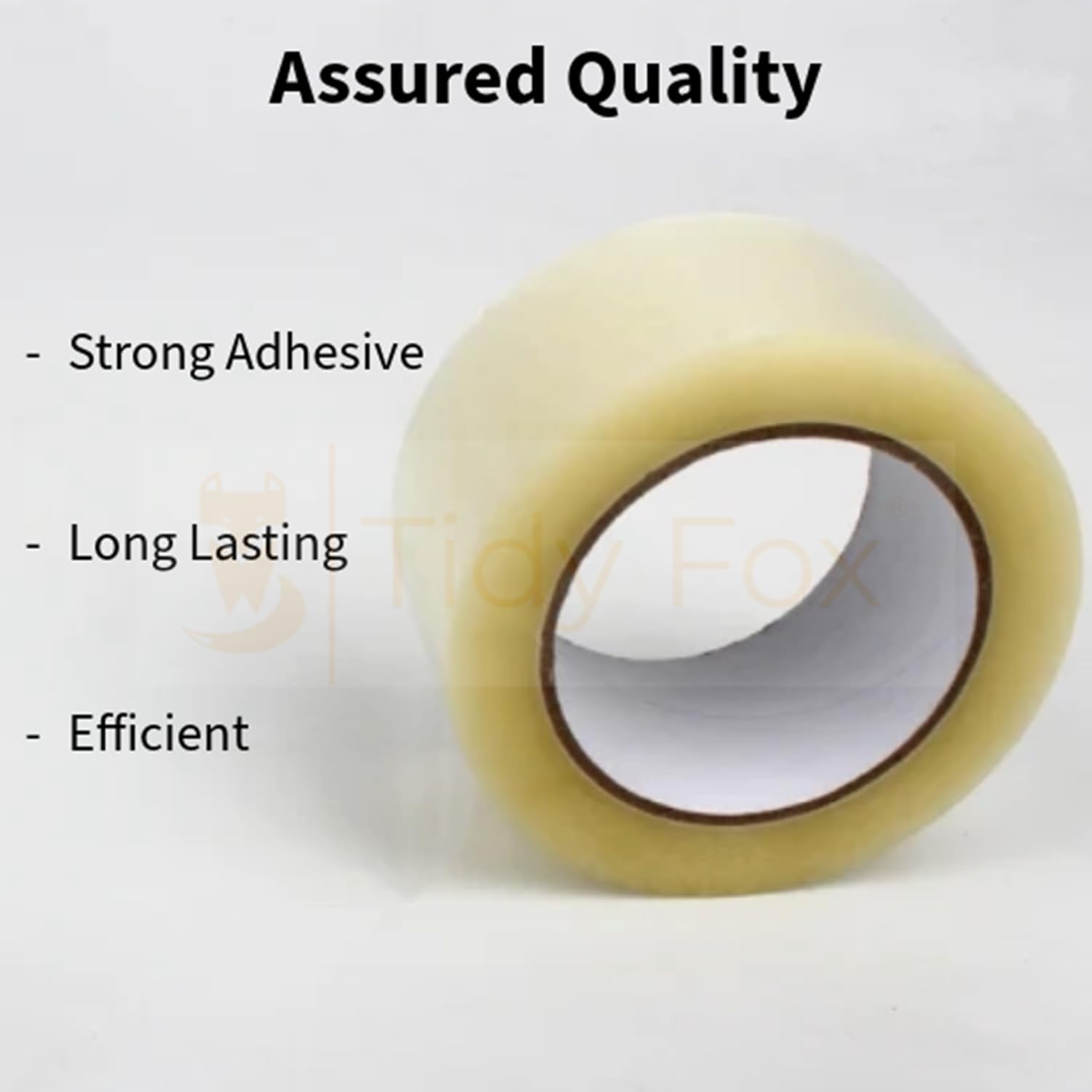 IRIKA 65m Transparent Packaging Tape Roll, 2-Inch Wide – view 5