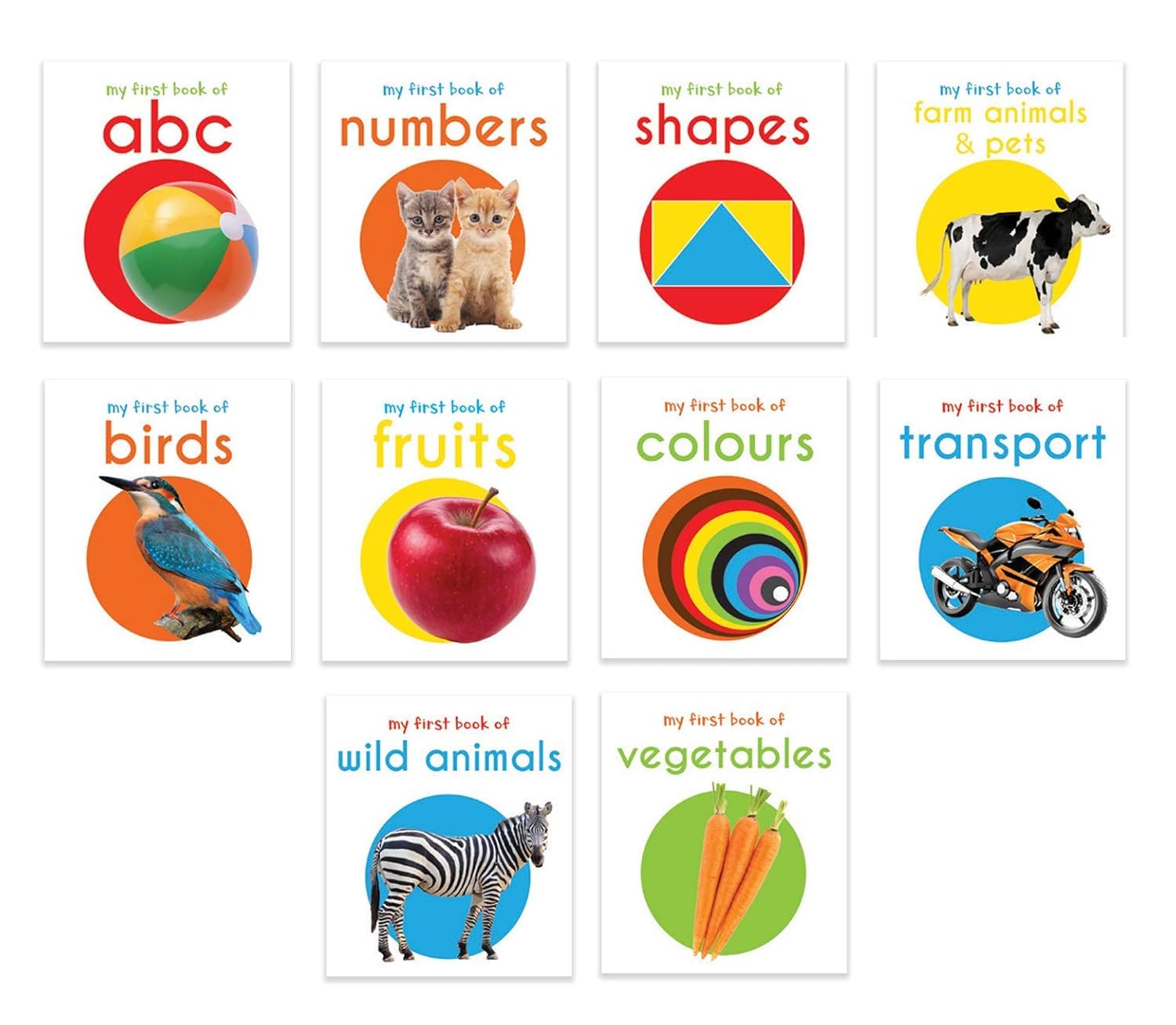 Wonder House Books My First Library Boxset for Kids - 10 Board Books, Ages 0-3 – view 2