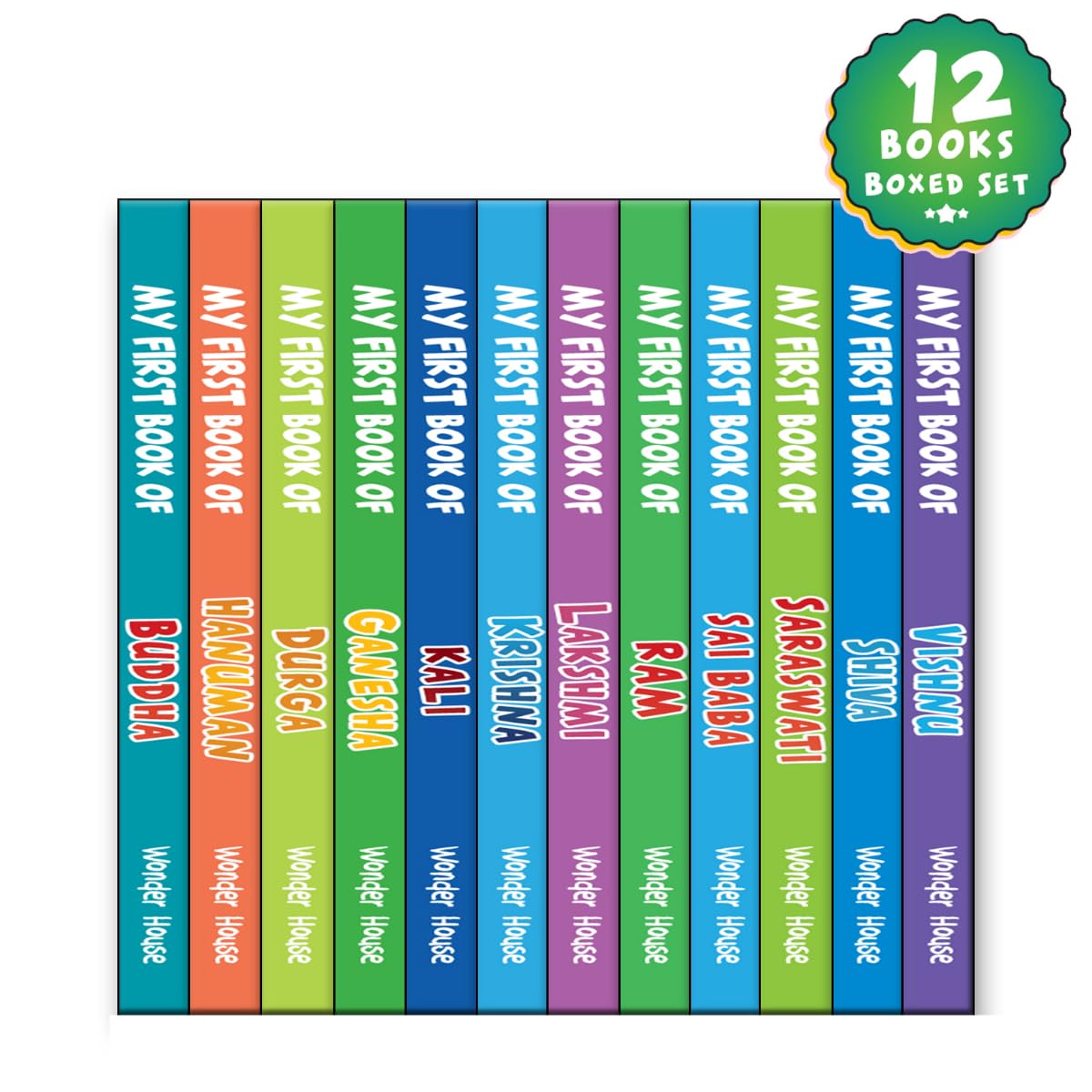 Wonder House Books My First Library of Hindu Gods and Goddesses - 12 Board Book Set – view 3