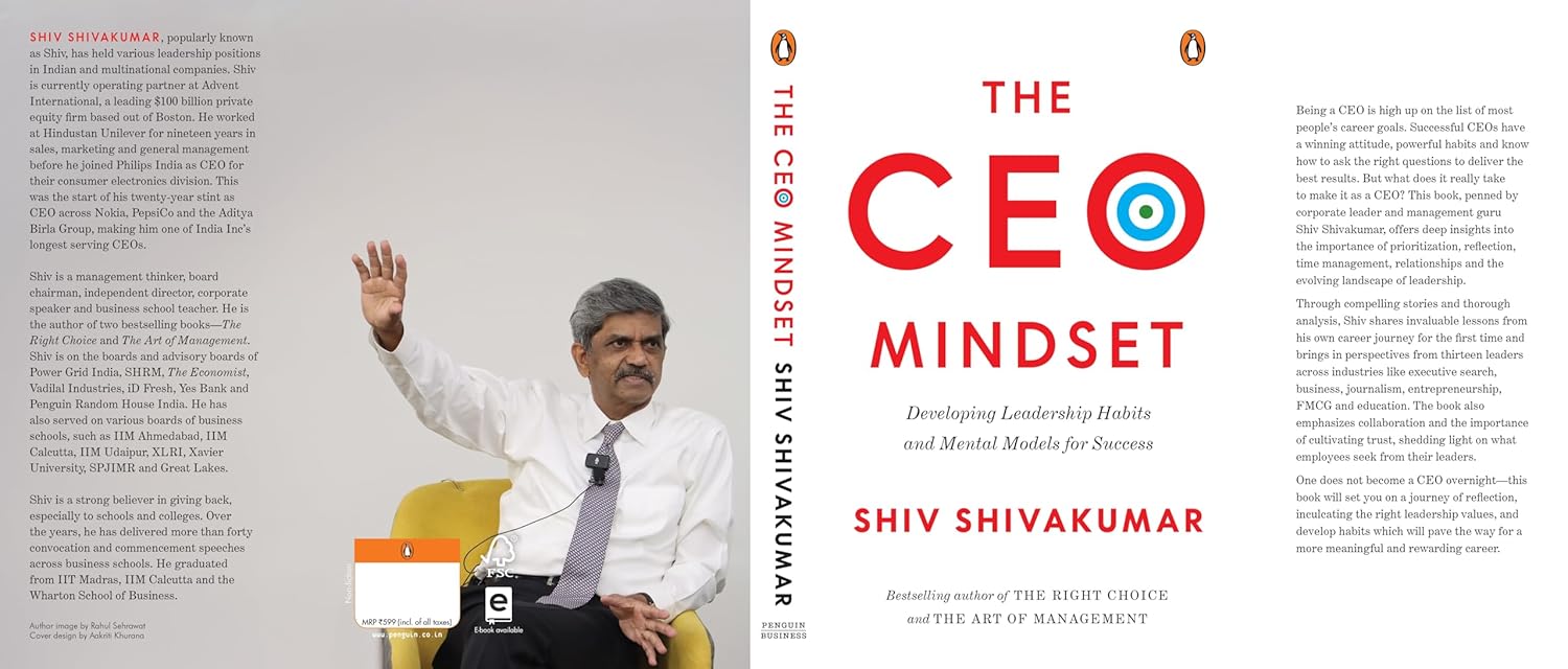 The CEO Mindset by Shiv Shivakumar (Hardcover) – view 3