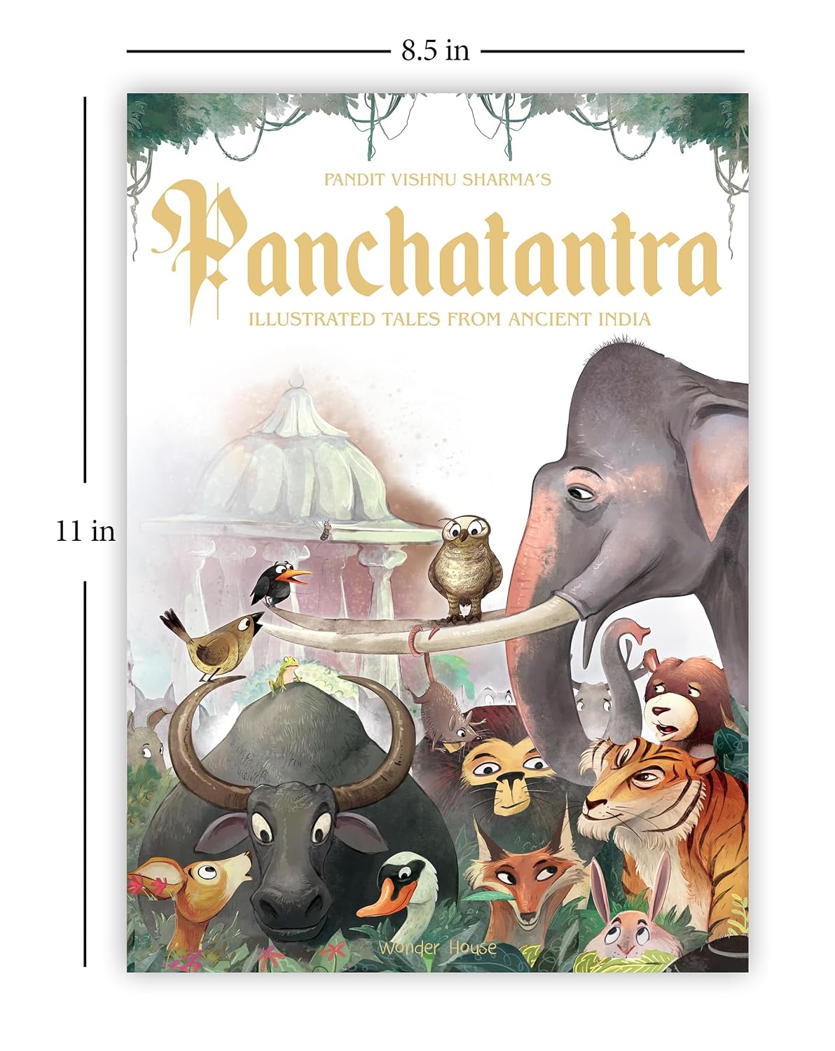Pandit Vishnu Sharma's Panchatantra: Illustrated Tales From Ancient India by Shubha Vilas - Hardcover – view 3