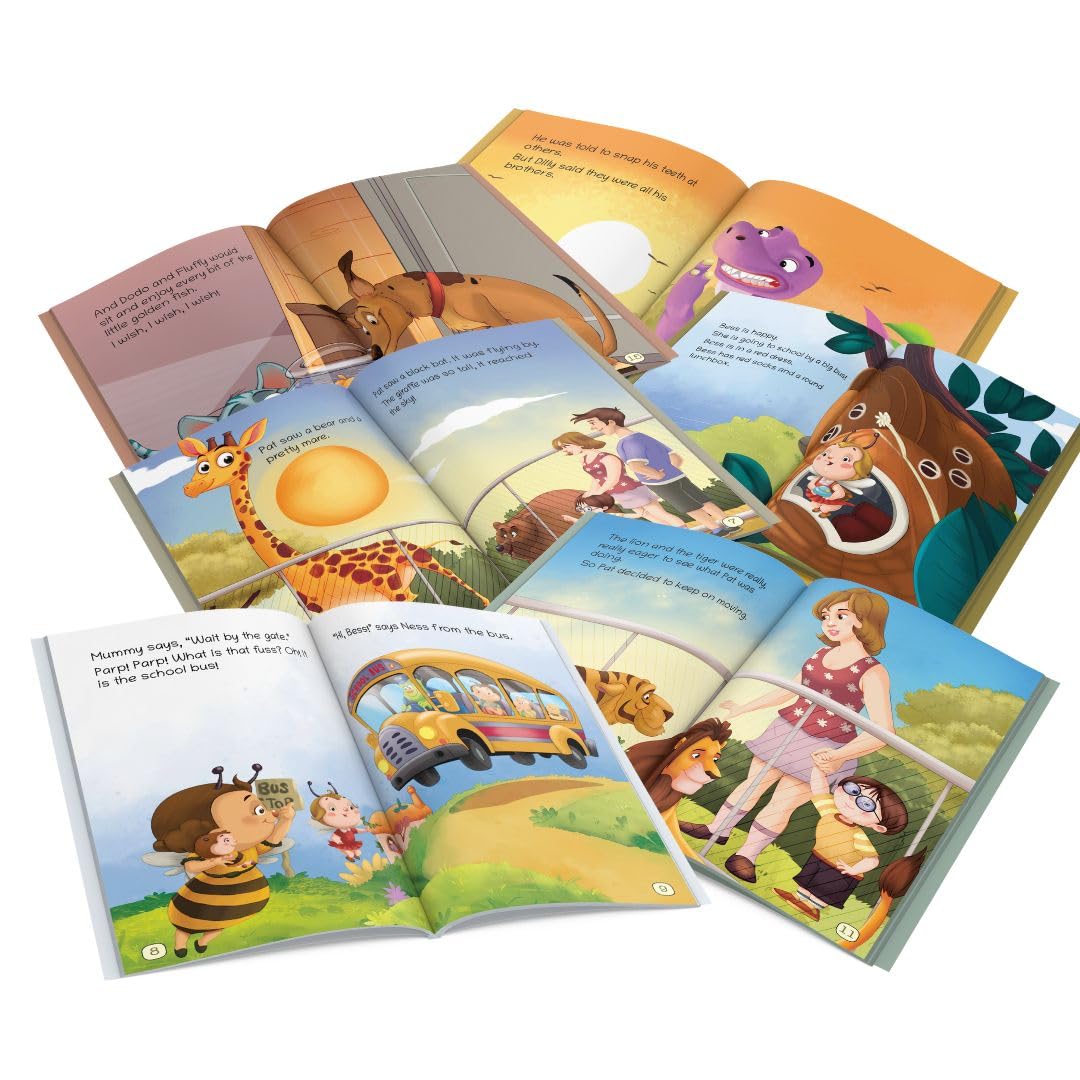 Maple Press Story Books for Kids: Second Reader (Illustrated), Set of 6 Phonic Stories – view 3