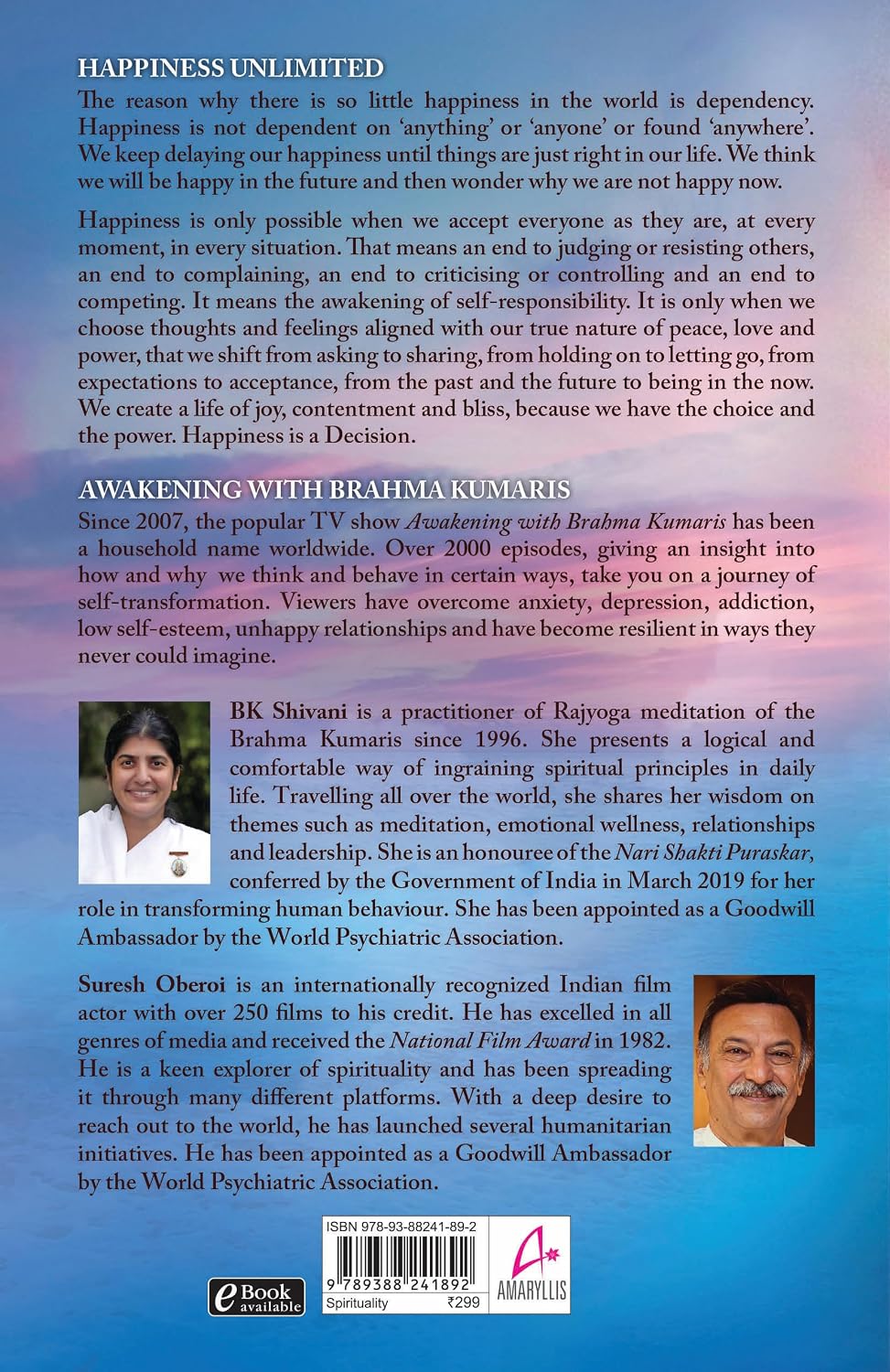 Happiness Unlimited: Awakening with Brahma Kumaris by BK Shivani – view 2