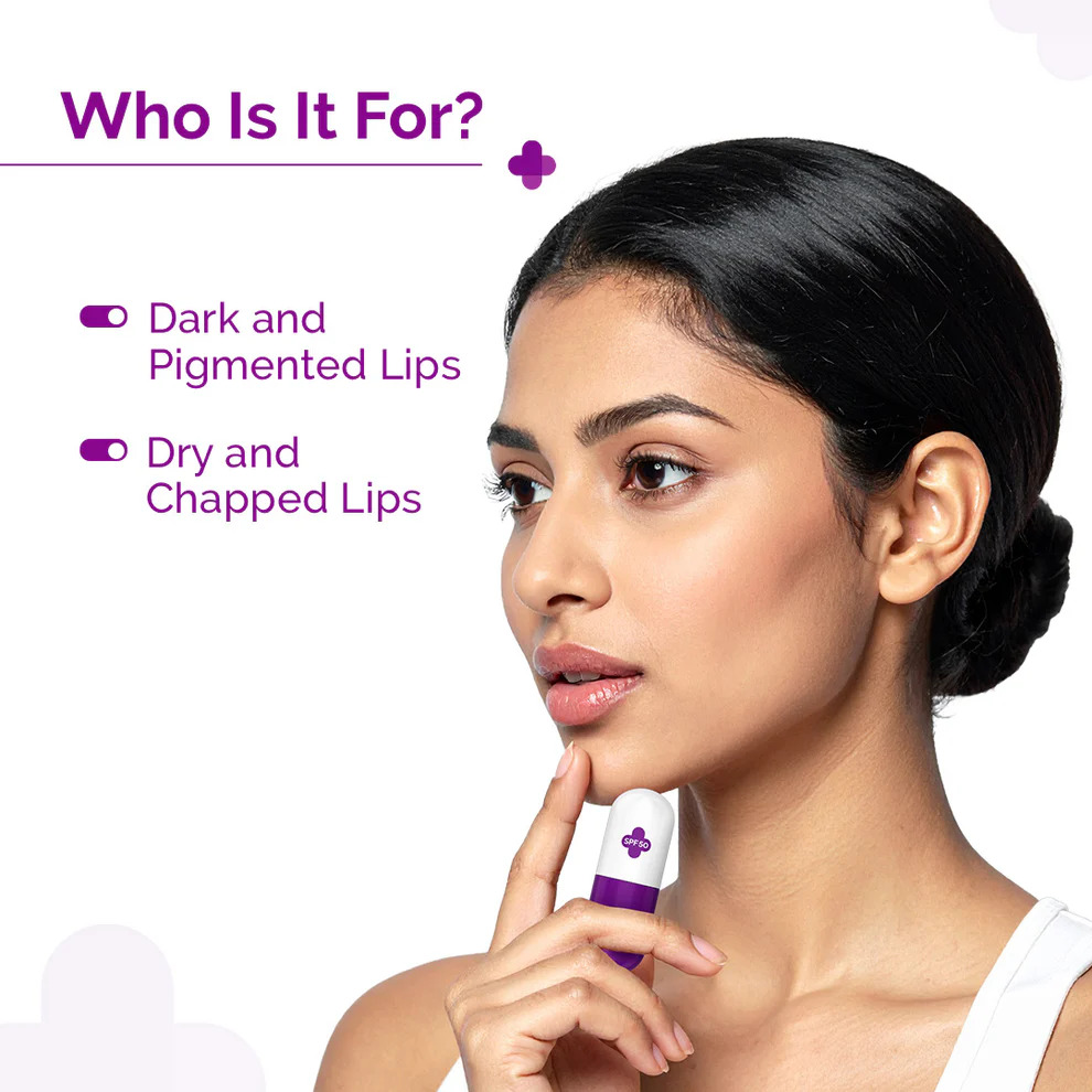 The Derma Co 1% Kojic Acid Lip Balm Lip Balm with SPF 50 PA+++ and Niacinamide & Hyaluronic Acid, 4.5g – view 3