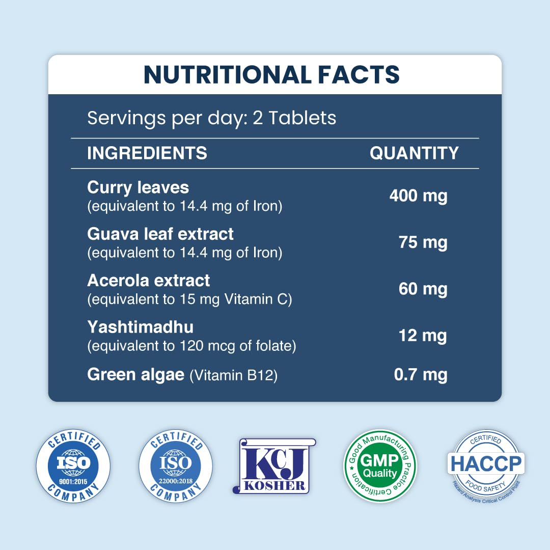 ZEROHARM Magnesium Glycinate Supplement with Iron, Folic Acid, Zinc & Vitamin B12 – view 6
