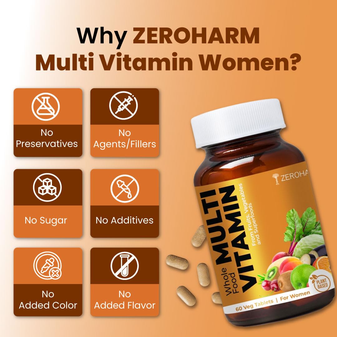 ZEROHARM Multivitamin Tablets for Women, 60 Tablets – view 7