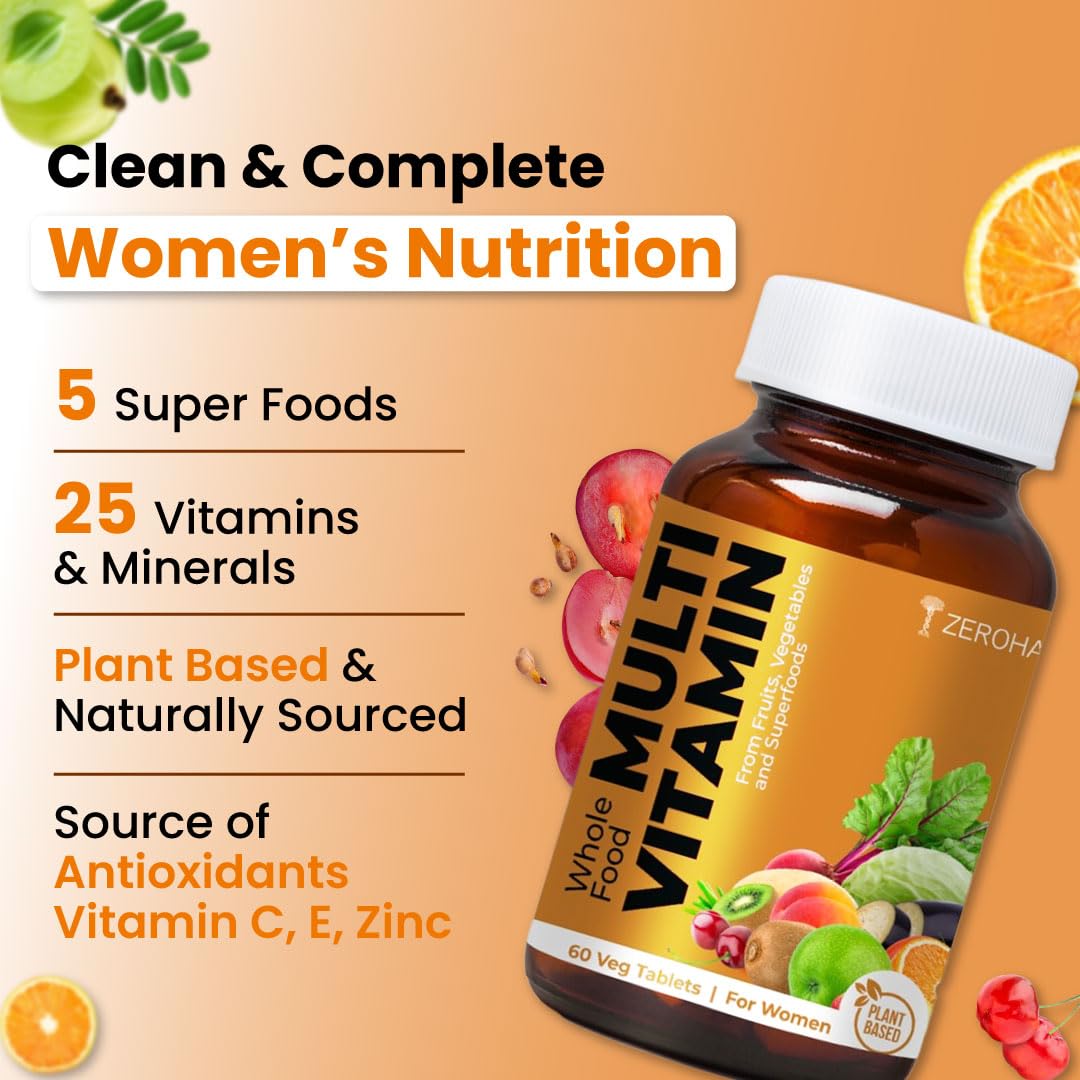 ZEROHARM Multivitamin Tablets for Women, 60 Tablets – view 2