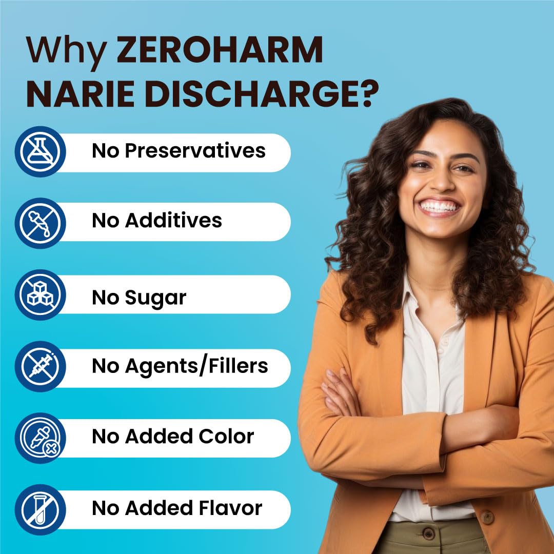 ZEROHARM Narie White Discharge Capsules for Women, 60 Capsules – view 4