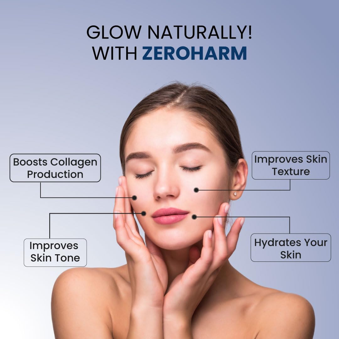 ZEROHARM Plant-Based Collagen Builder with Seabuckthorn, Vitamin C, Panax Ginseng & Biotin - 60 Capsules – view 4