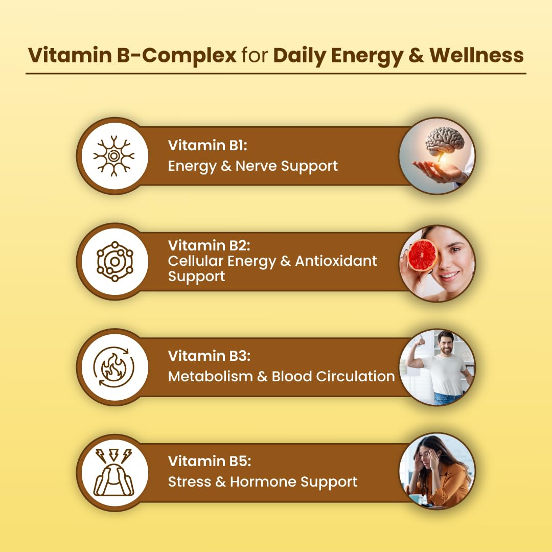ZEROHARM B-Complex Pro with Vitamin D3 & K2-7, 60 Vegetarian Capsules – view 3