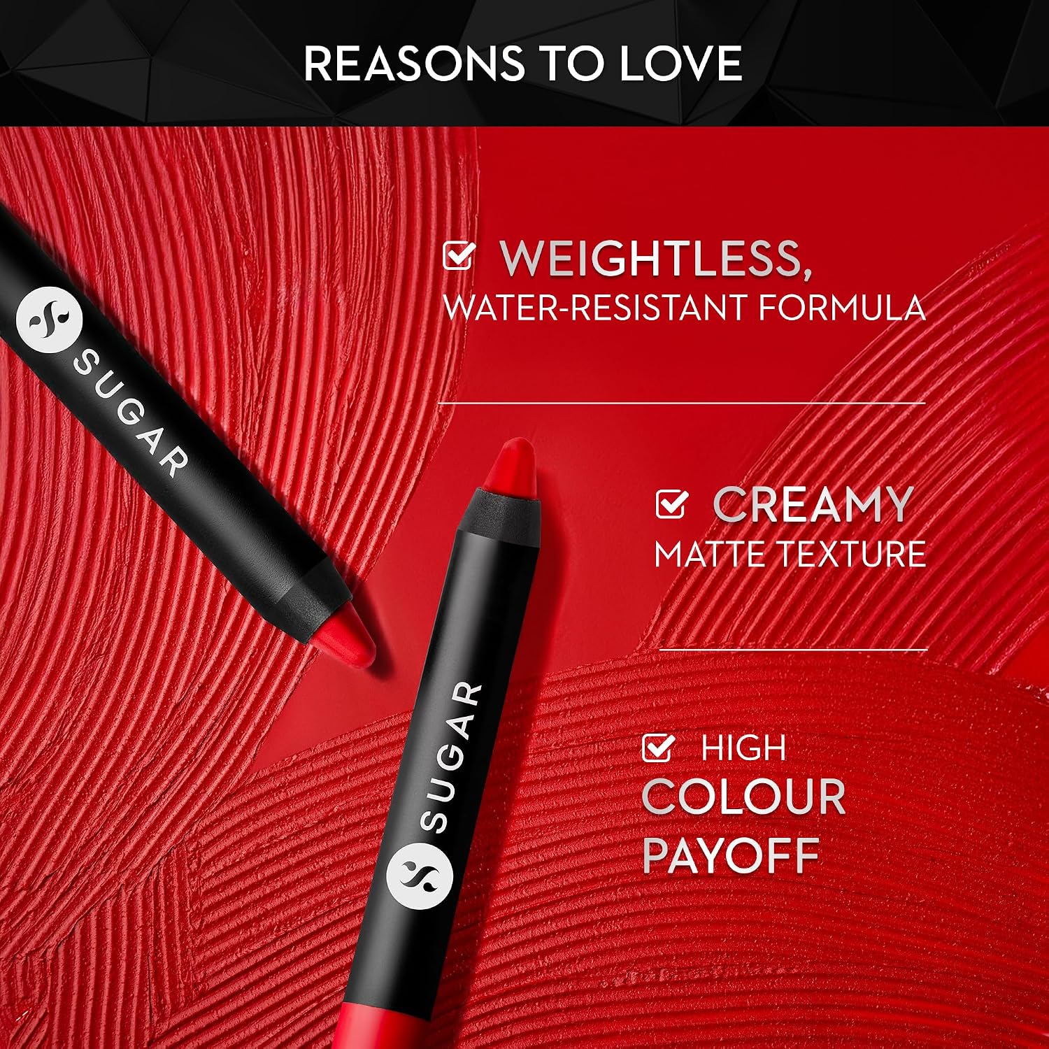SUGAR Cosmetics Matte As Hell Crayon Lipstick - 04 Holly Golightly – view 2