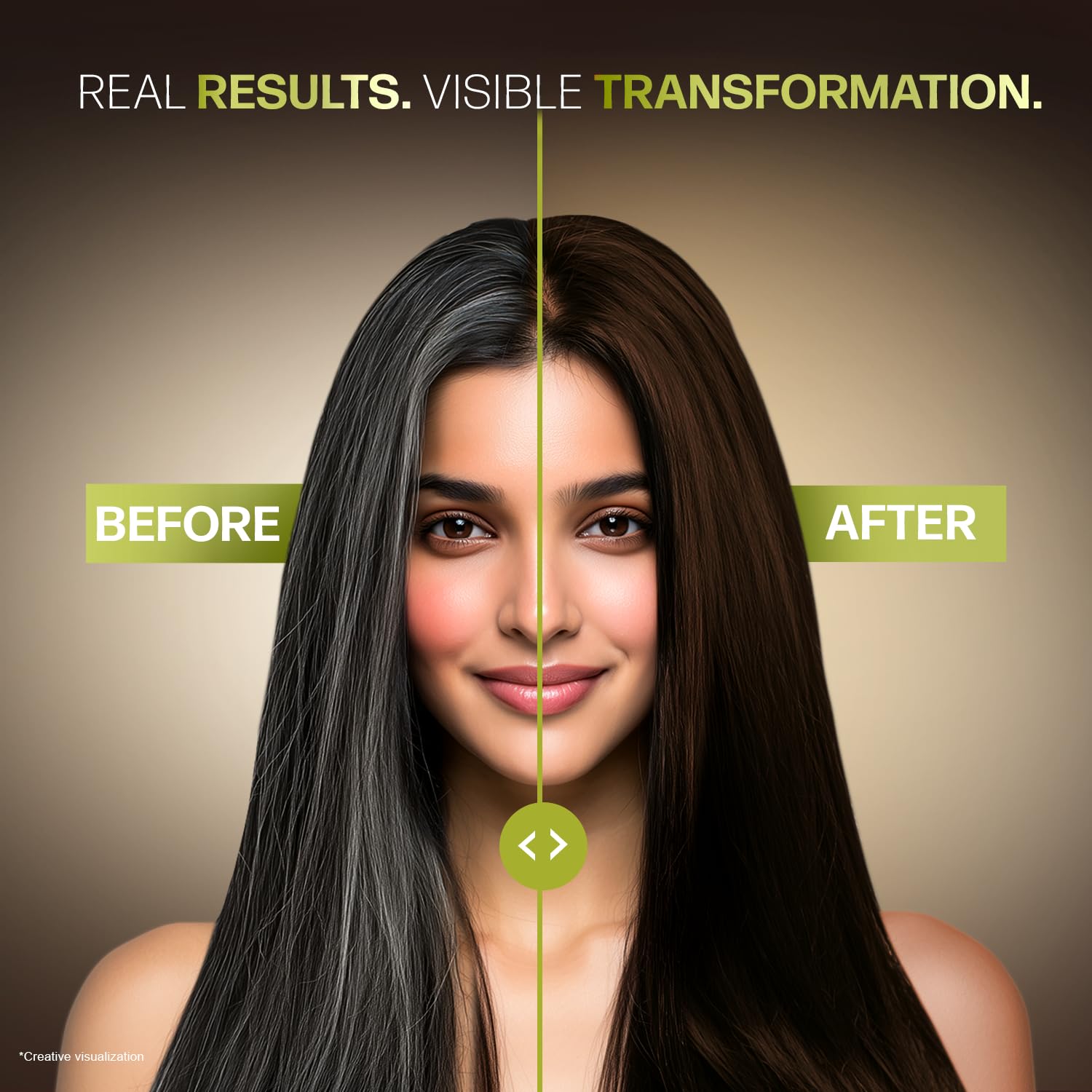 Indica Hair Color Shampoo, Dark Brown, Ammonia Free, 180 ml – view 6