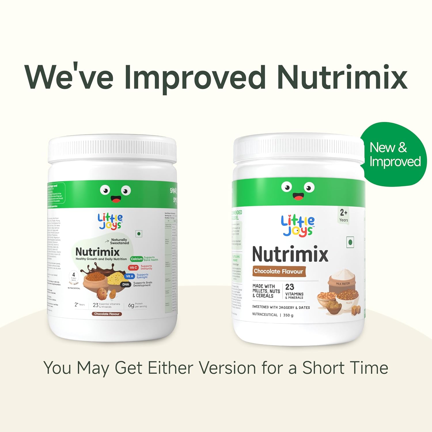 Little Joys Chocolate Nutrimix Powder 350g for Kids 2-6 Years – view 2