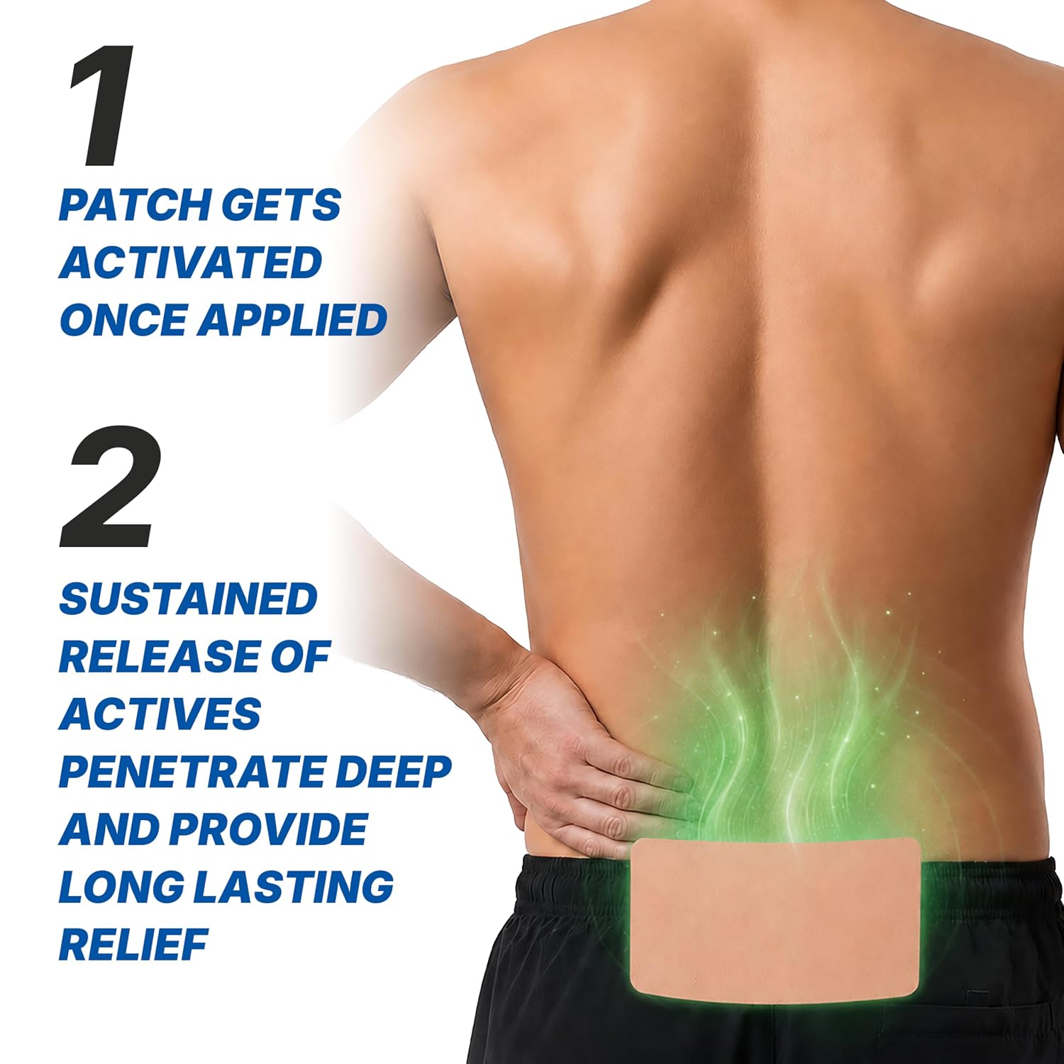 Viopatch Back Pain Relief Patch XL, Pack of 5 Extra Large Patches – view 4