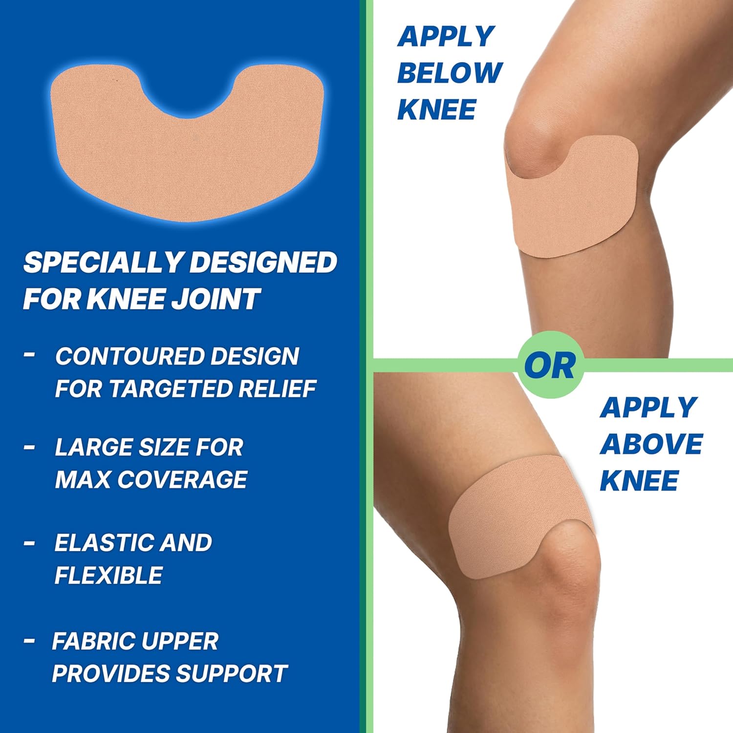 Viopatch Knee Pain Relief Patch, Pack of 10 – view 7