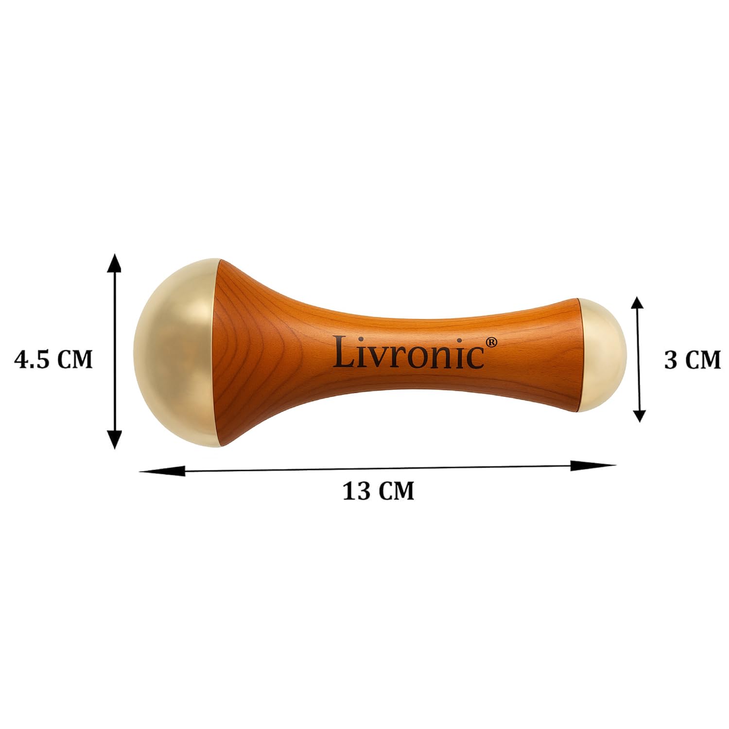 Livronic 2-in-1 Kansa Wand Face, Body & Foot Massager – view 2
