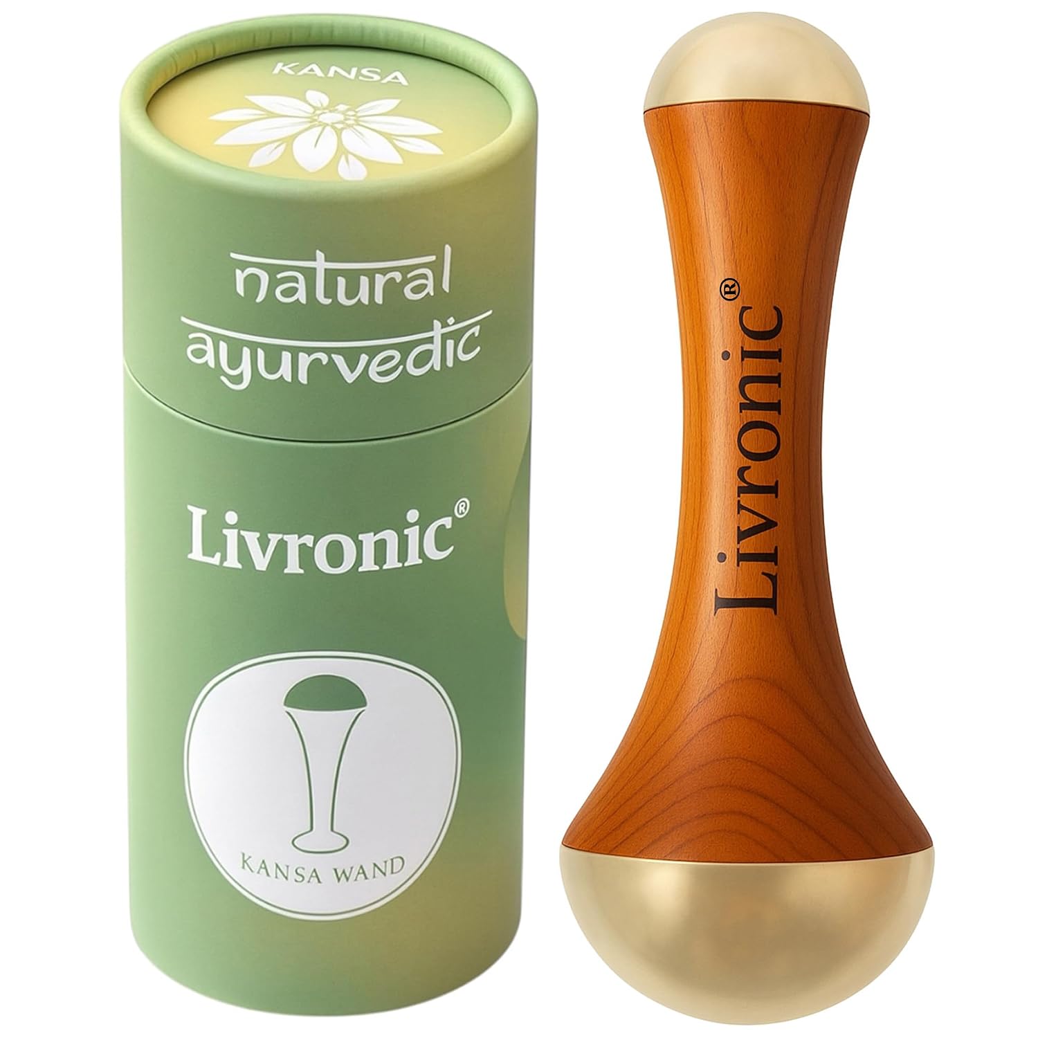 Livronic 2-in-1 Kansa Wand Face, Body & Foot Massager – view 9