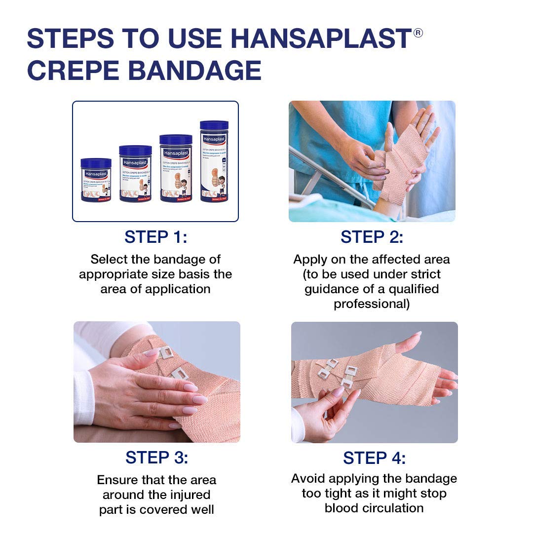 Hansaplast Cotton Crepe Bandage 10 cm x 4 m – view 8