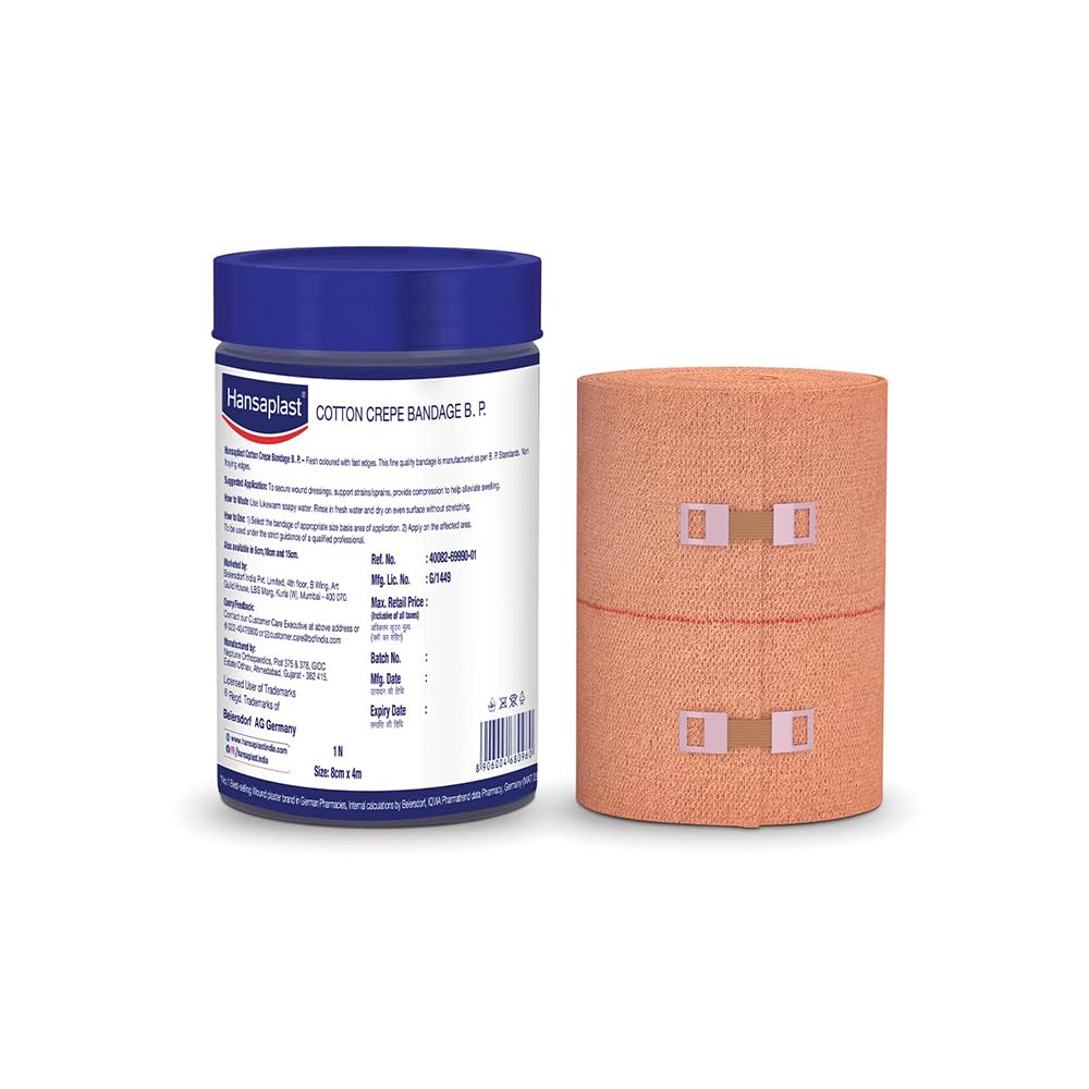 Hansaplast Soft Cotton Crepe Bandage 8cm x 4m – view 2