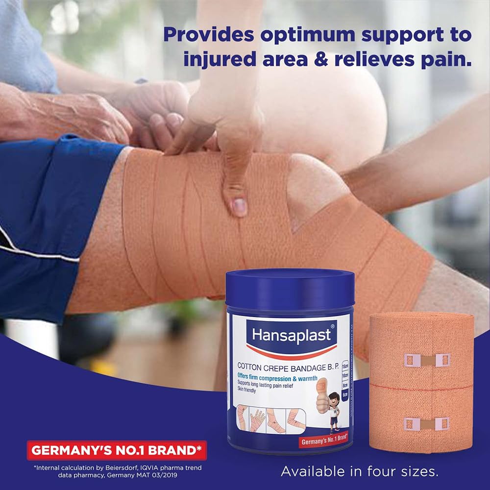 Hansaplast Soft Cotton Crepe Bandage, 6cm x 4m – view 5