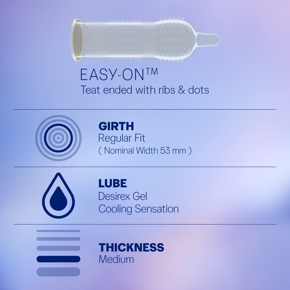 Durex Intense Condoms for Her, Ribbed & Dotted, 10 Count – view 4