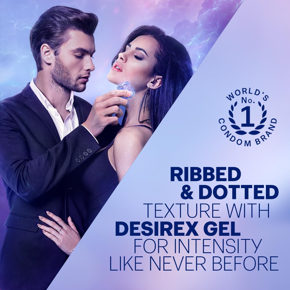 Durex Intense Condoms for Her, Ribbed & Dotted, 10 Count – view 2