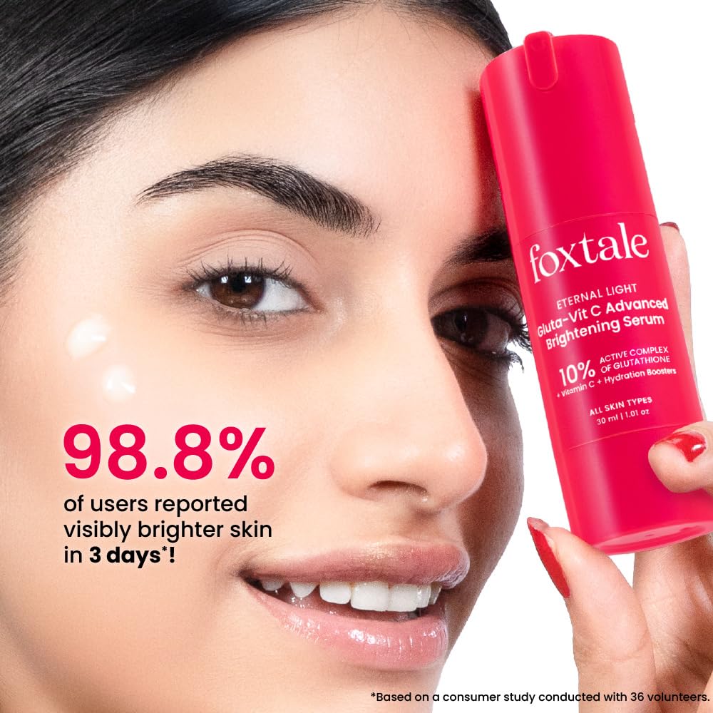FoxTale 10% Vitamin C + Glutathione Brightening Face Serum, 30 ml – view 4