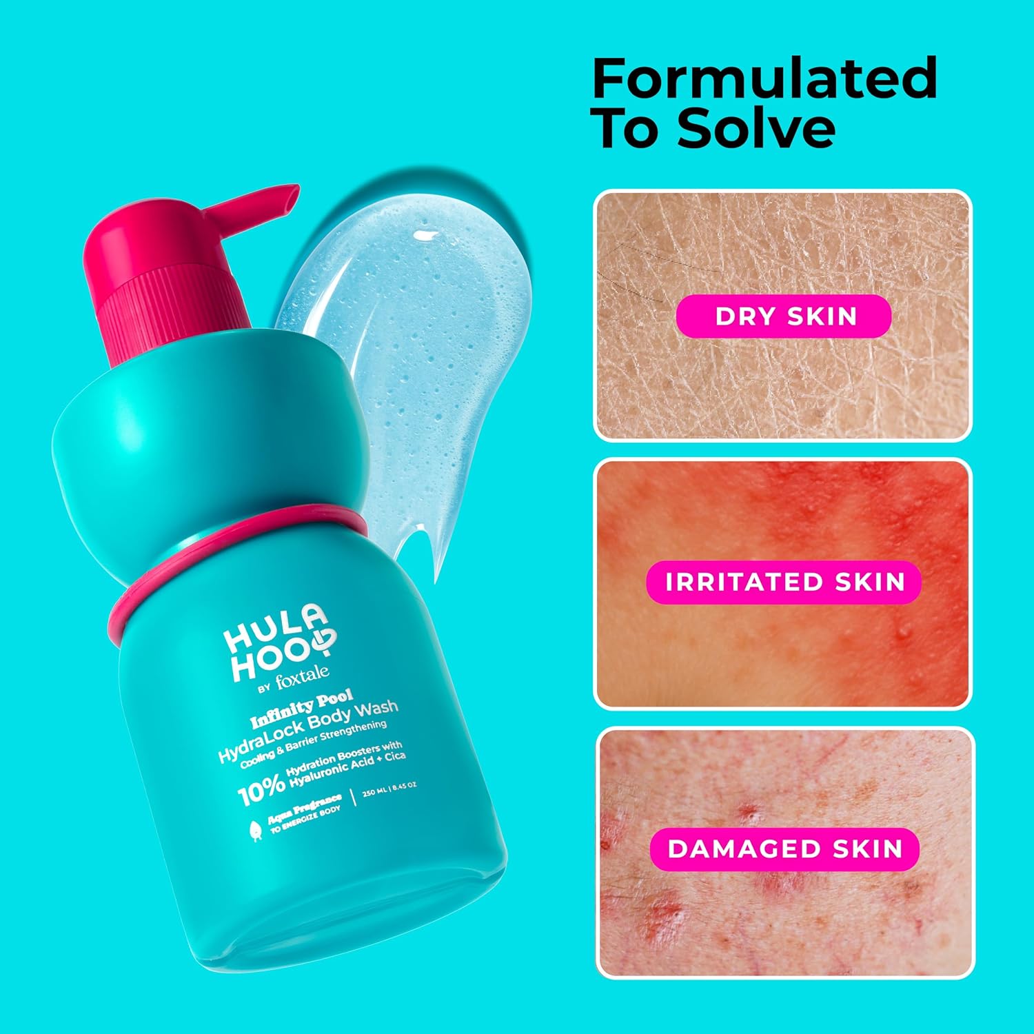 FoxTale Hula Hoop HydraLock Body Wash, 250 ml – view 4