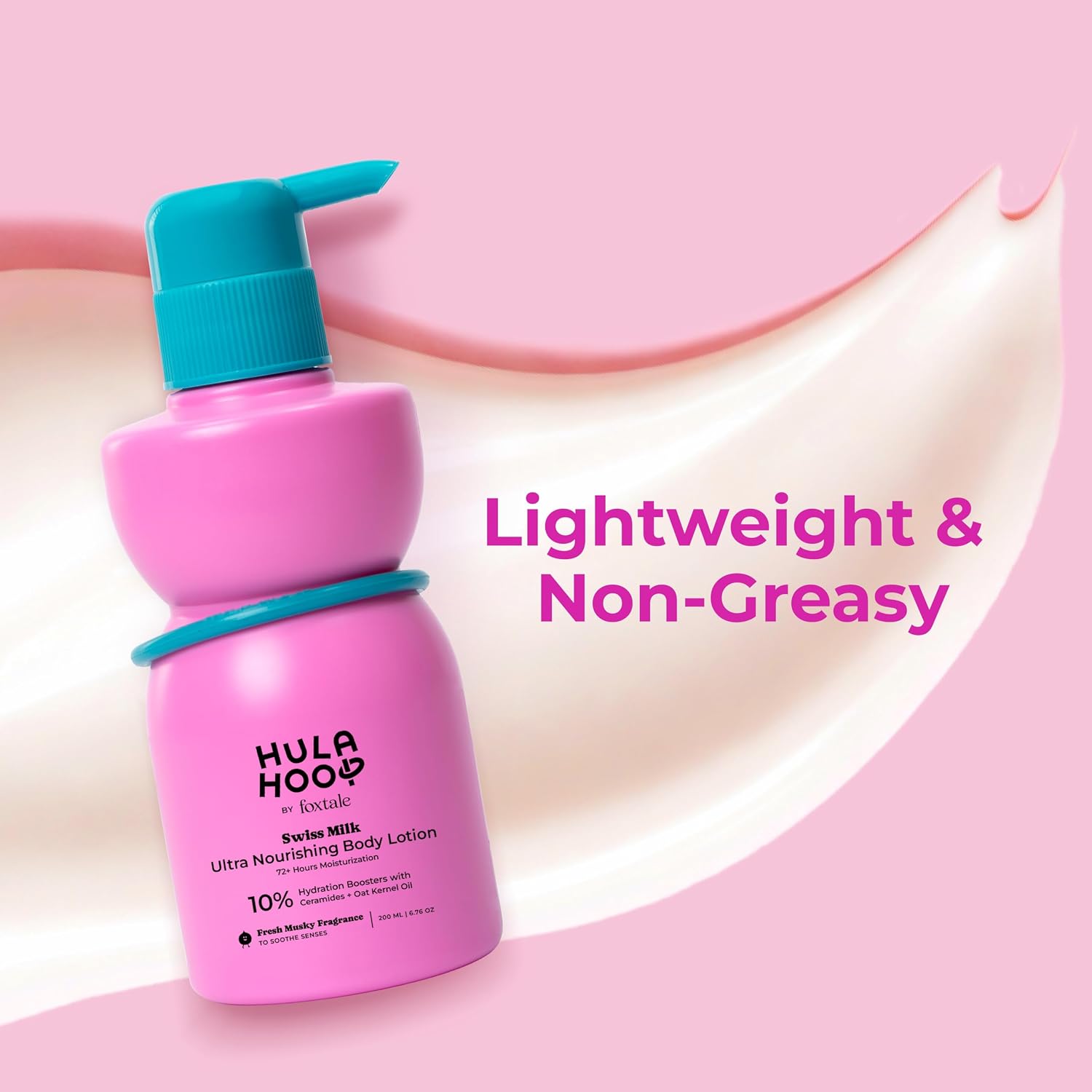 FoxTale Hula Hoop Ultra Nourishing Body Lotion with Ceramides & Pentavitin, 200 ml – view 7