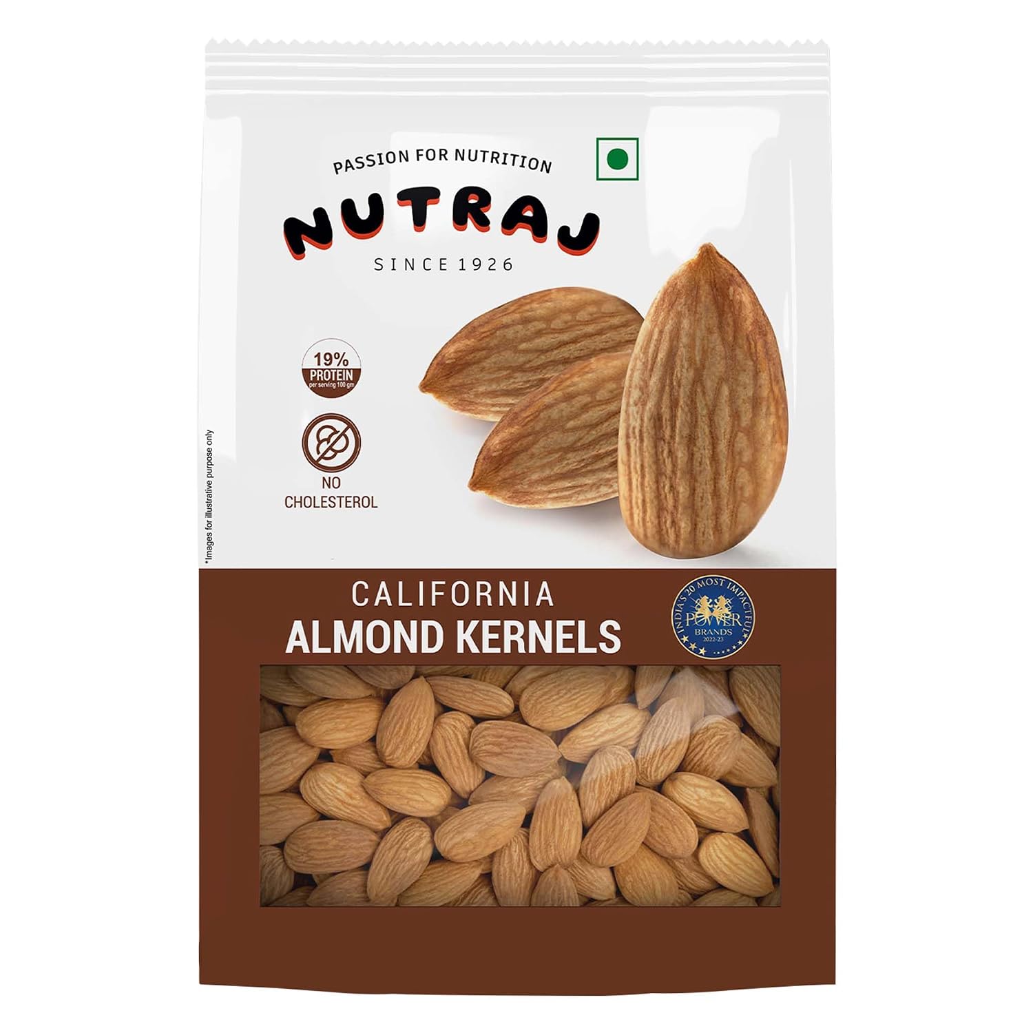 Nutraj California Almond kernels 1kg Pouch | Badam Giri | Dry Fruits and Nuts | Grocery