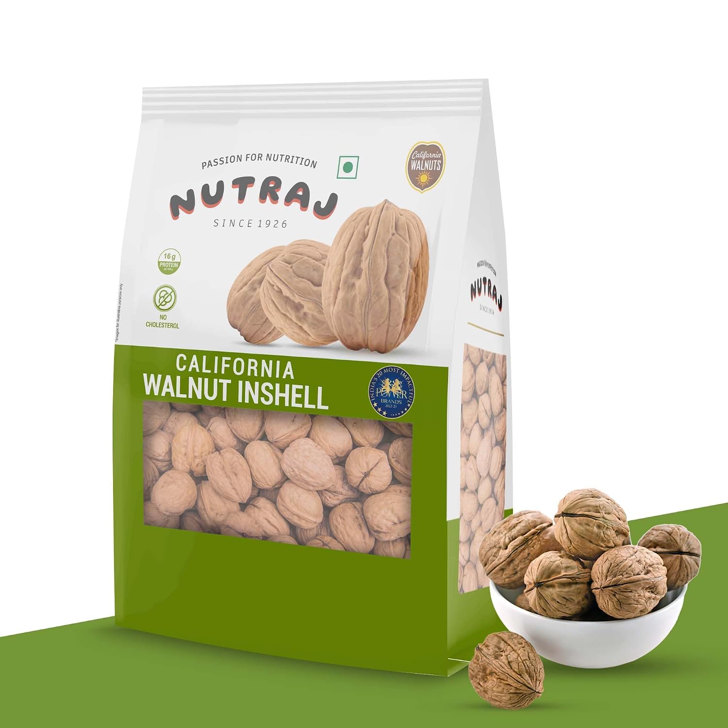 Nutraj California Inshell Walnuts 1000g – view 3
