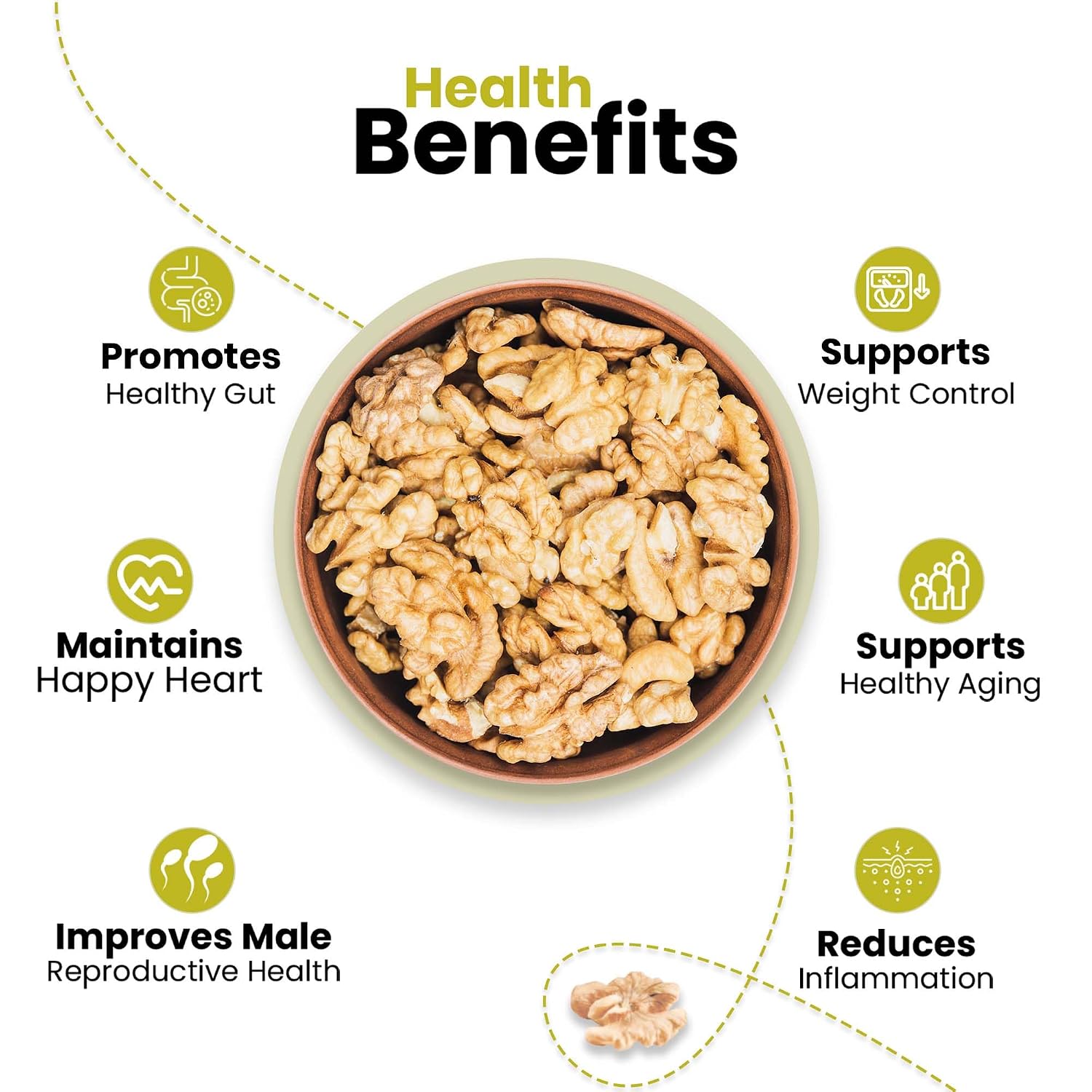 Nutraj Kashmiri Walnut Kernels 250g Without Shell (Akhrot Giri) – view 5