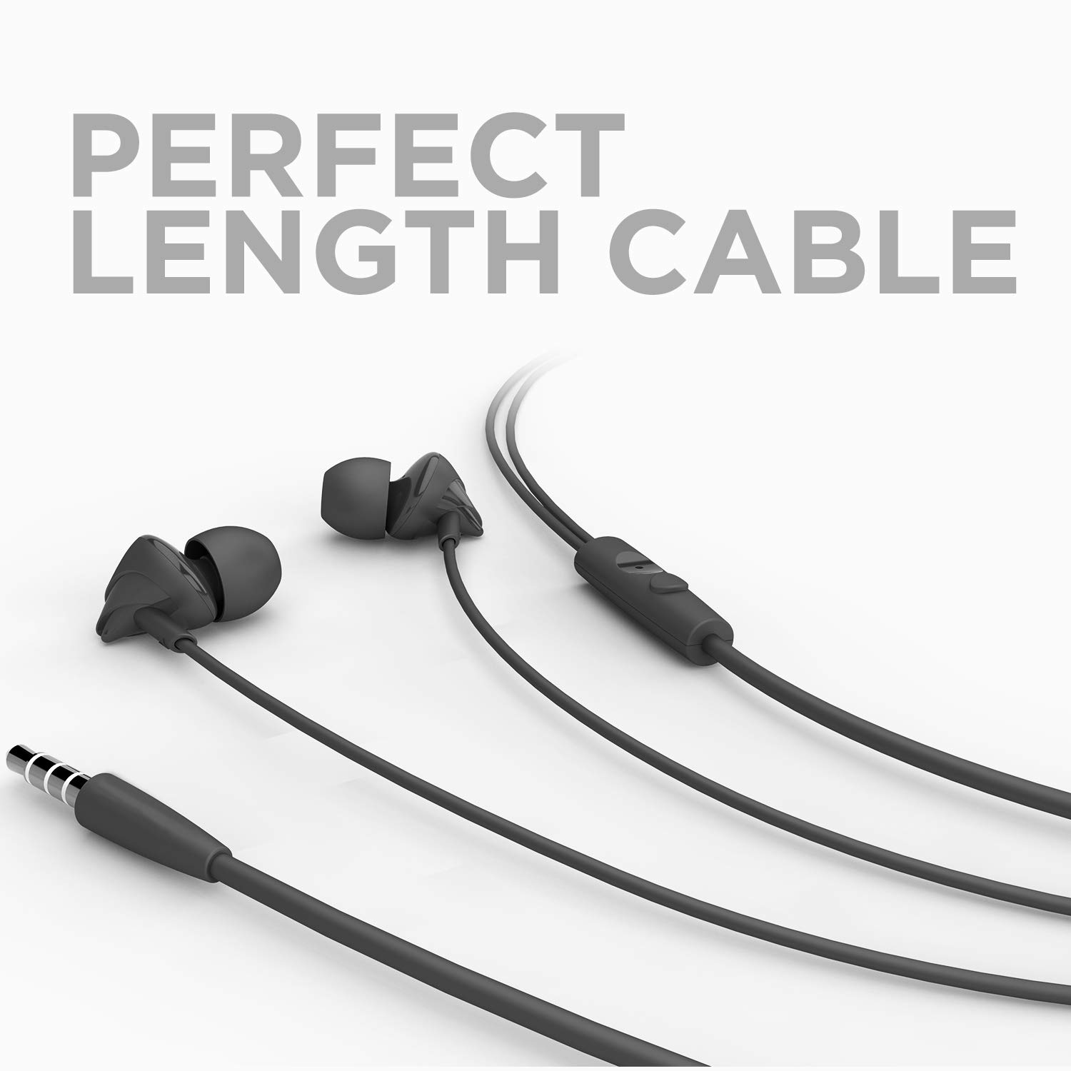 boAt BassHeads 100 Wired In-Ear Earphones with Mic - Black – view 6