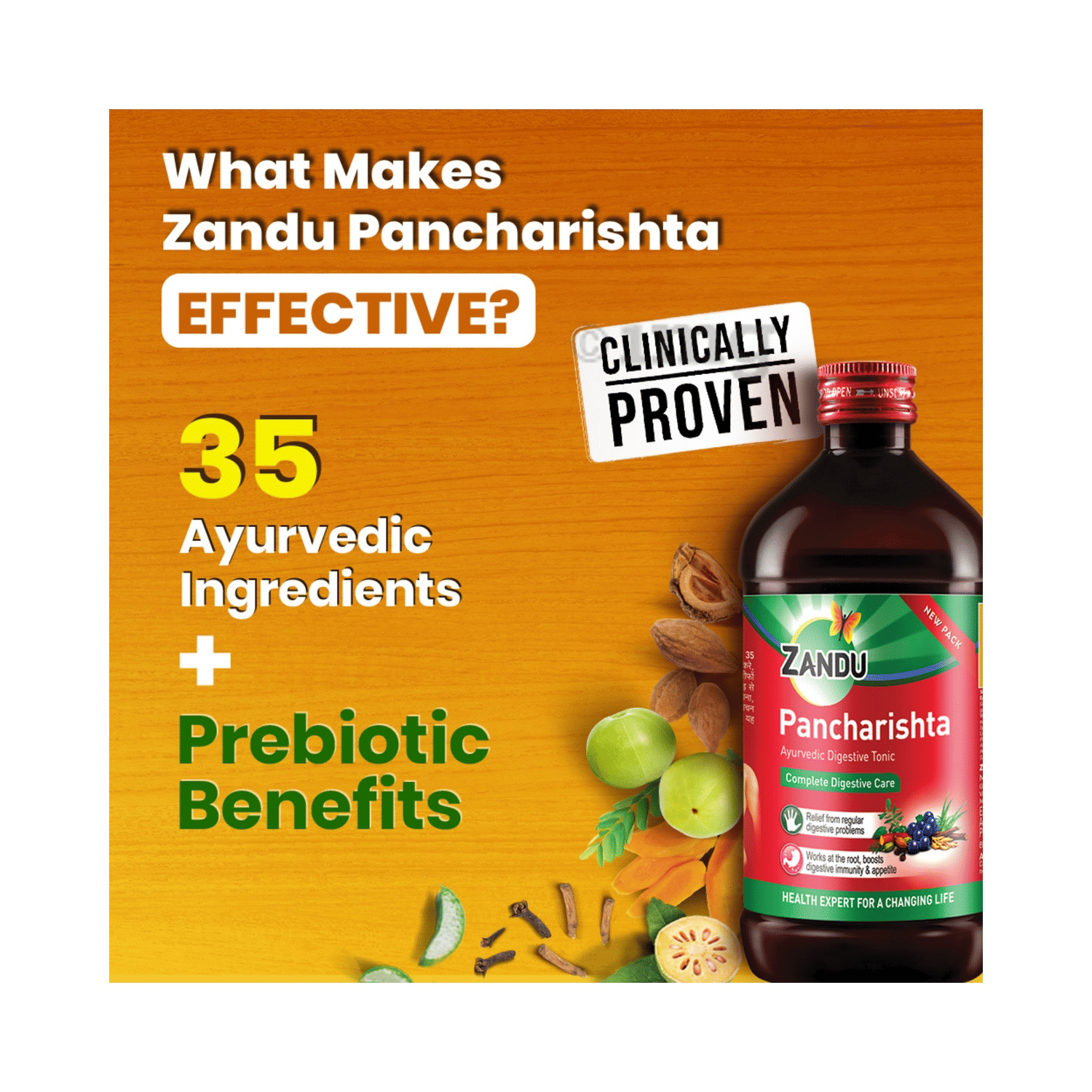 Zandu Pancharishta Ayurvedic 200ml Digestive Tonic – view 8