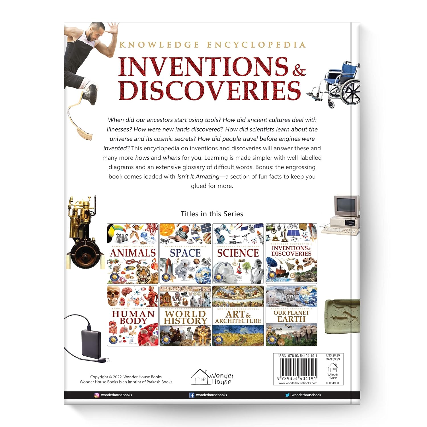 Knowledge Encyclopedia - Inventions and Discoveries - by Wonder House Books (Author) – view 2