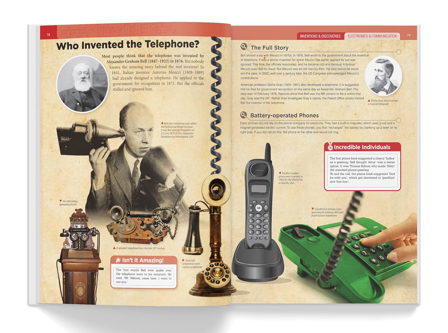 Knowledge Encyclopedia - Inventions and Discoveries - by Wonder House Books (Author) – view 5
