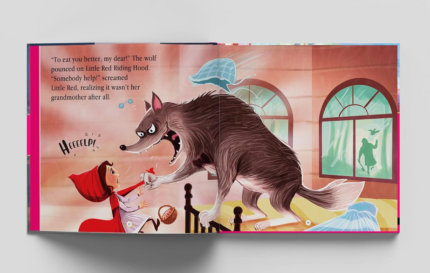 Princess Fairy Tales: Ten Traditional Fairy Tales For Children (Abridged and Retold With Large Font For Easy Reading) 8 Inches X 8 Inches - Hardback – view 9