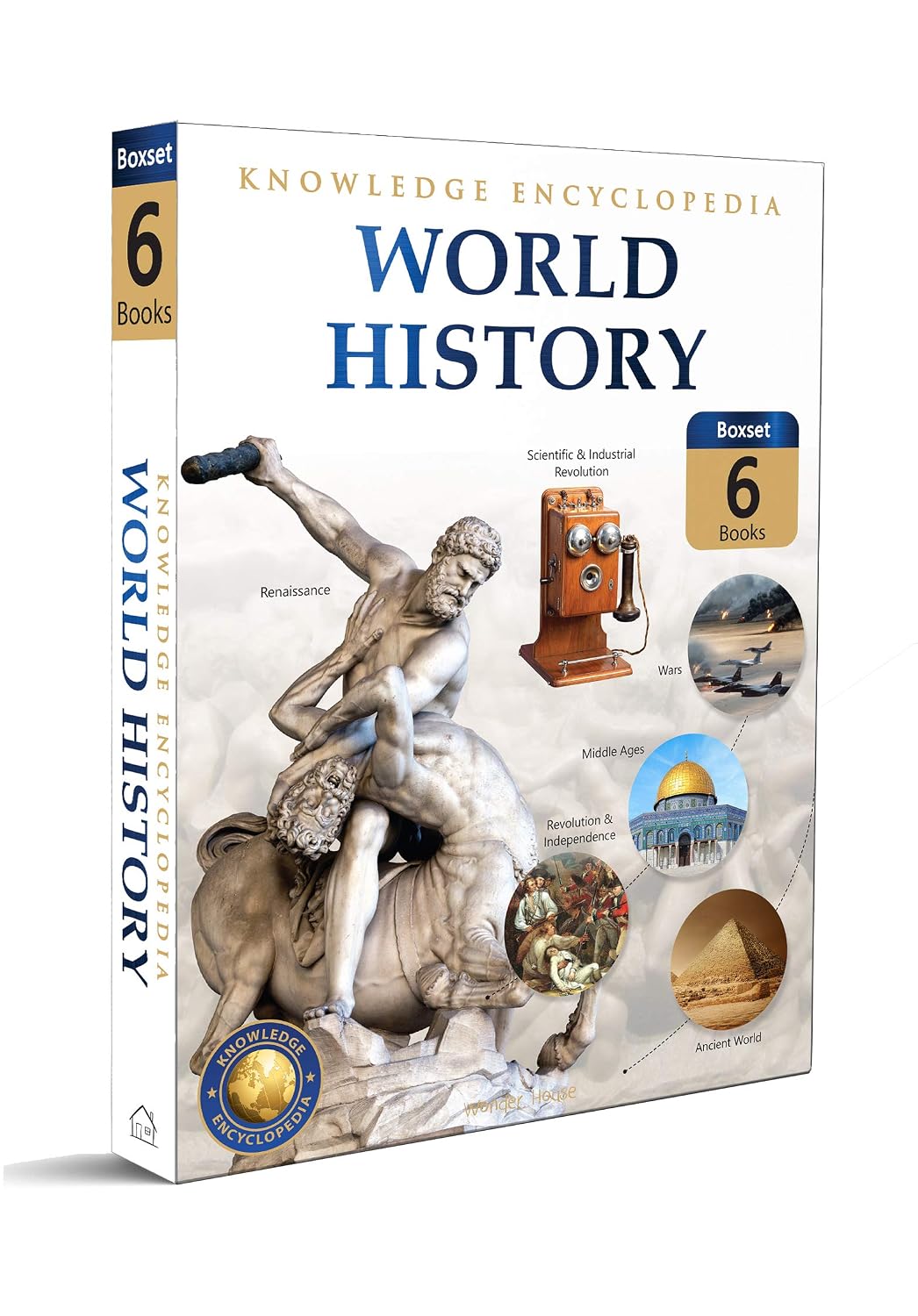 World History - Collection of 6 Books : Knowledge Encyclopedia For Children (Box Set) – view 2