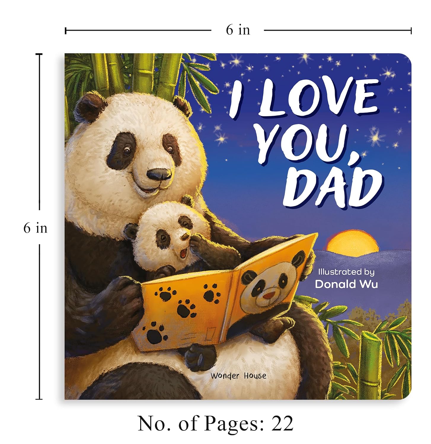 I Love You, Daddy Panda Board Book – view 3