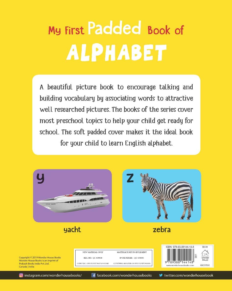 My First Padded Book of Alphabet: Early Learning Board Book for Kids – view 2