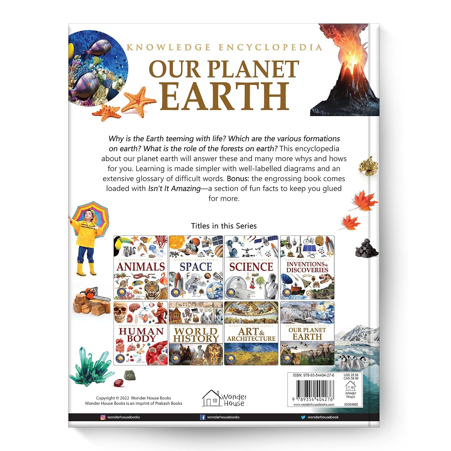 Knowledge Encyclopedia - Our Planet Earth - Hardcover – view 2