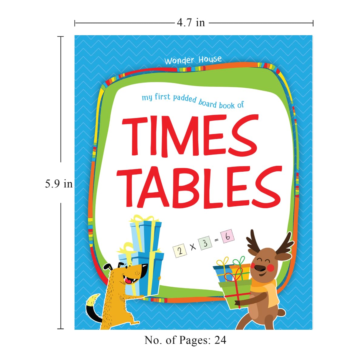 My First Padded Board Book of Times Table for Kids - Wonder House Books – view 3