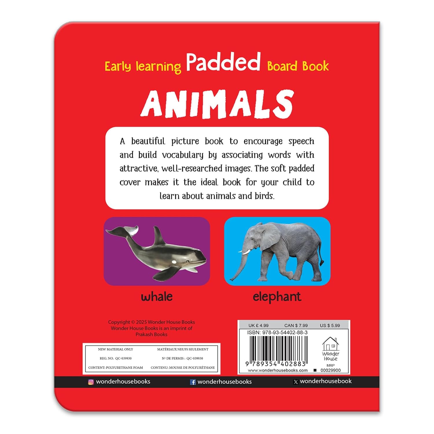 My First Padded Book Of Animals For Kids – view 2