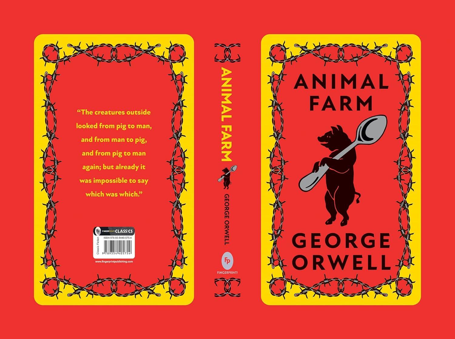 Animal Farm Deluxe Hardbound Edition by George Orwell – view 2