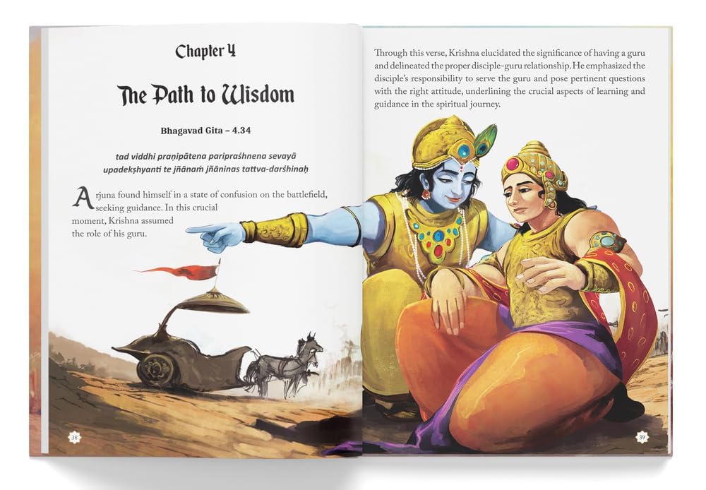Illustrated Bhagavad Gita for Children: Timeless Teachings of Wisdom and Virtue by Shubha Vilas – view 5