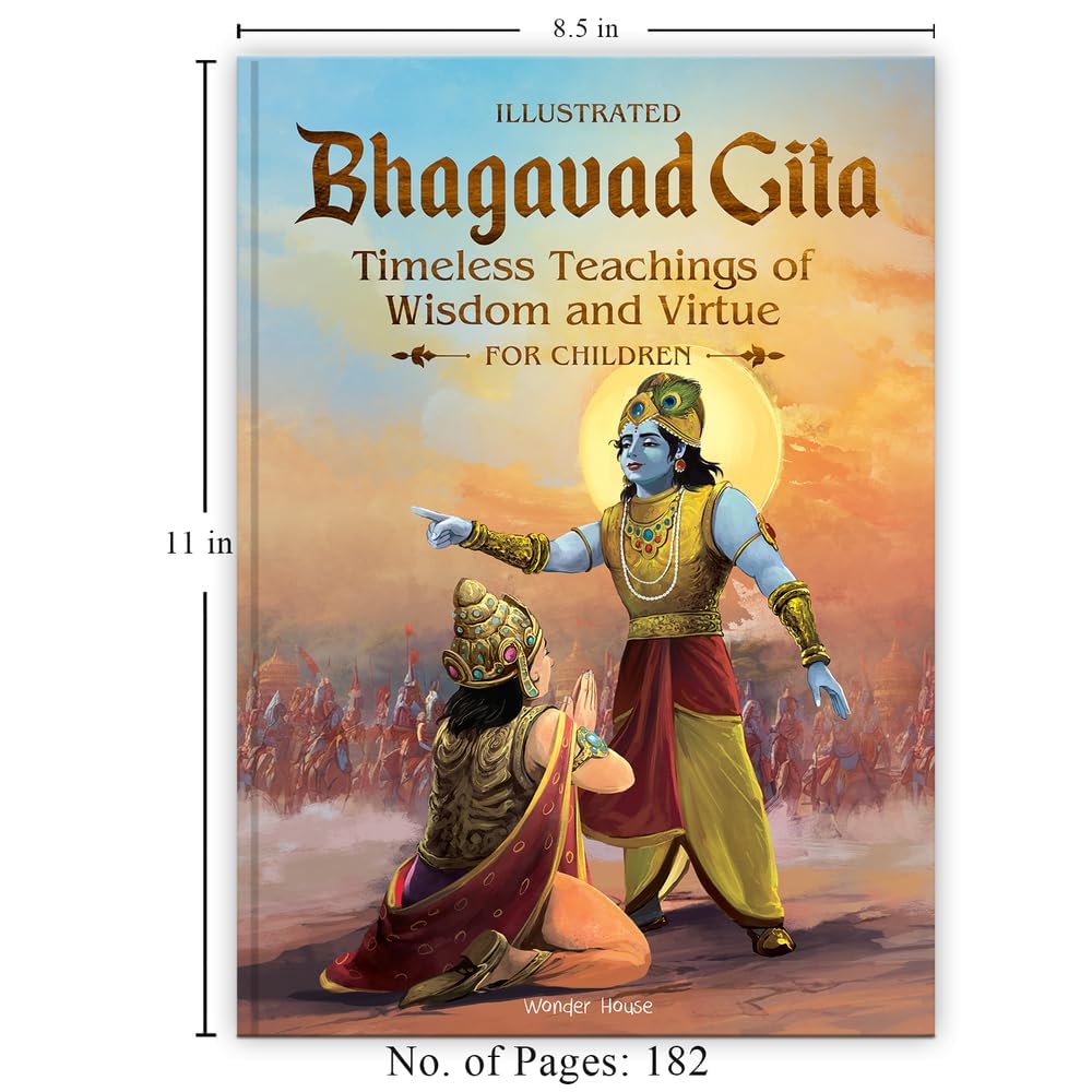 Illustrated Bhagavad Gita for Children: Timeless Teachings of Wisdom and Virtue by Shubha Vilas – view 3