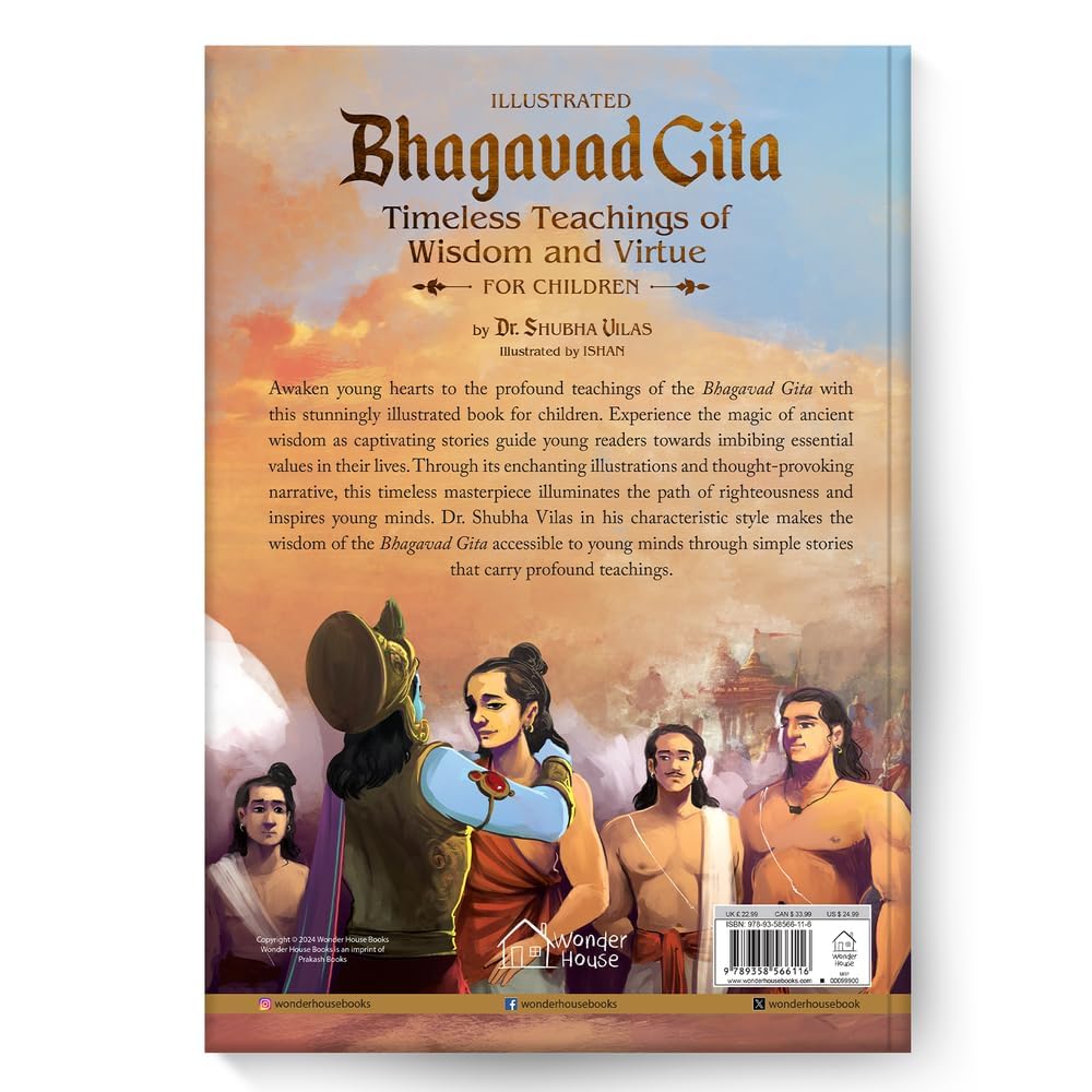 Illustrated Bhagavad Gita for Children: Timeless Teachings of Wisdom and Virtue by Shubha Vilas – view 2