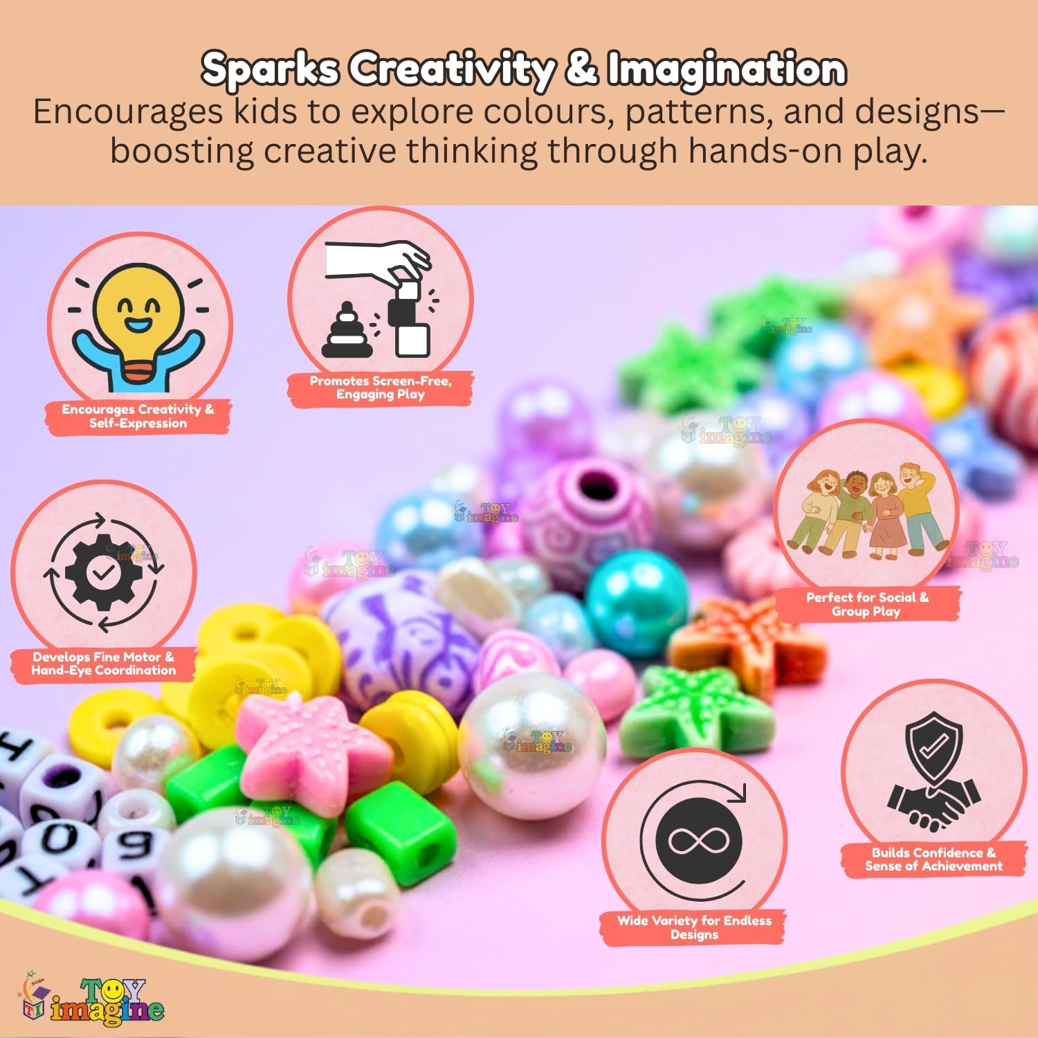 Toy Imagine DIY Bracelet Making Kit for Girls – view 3