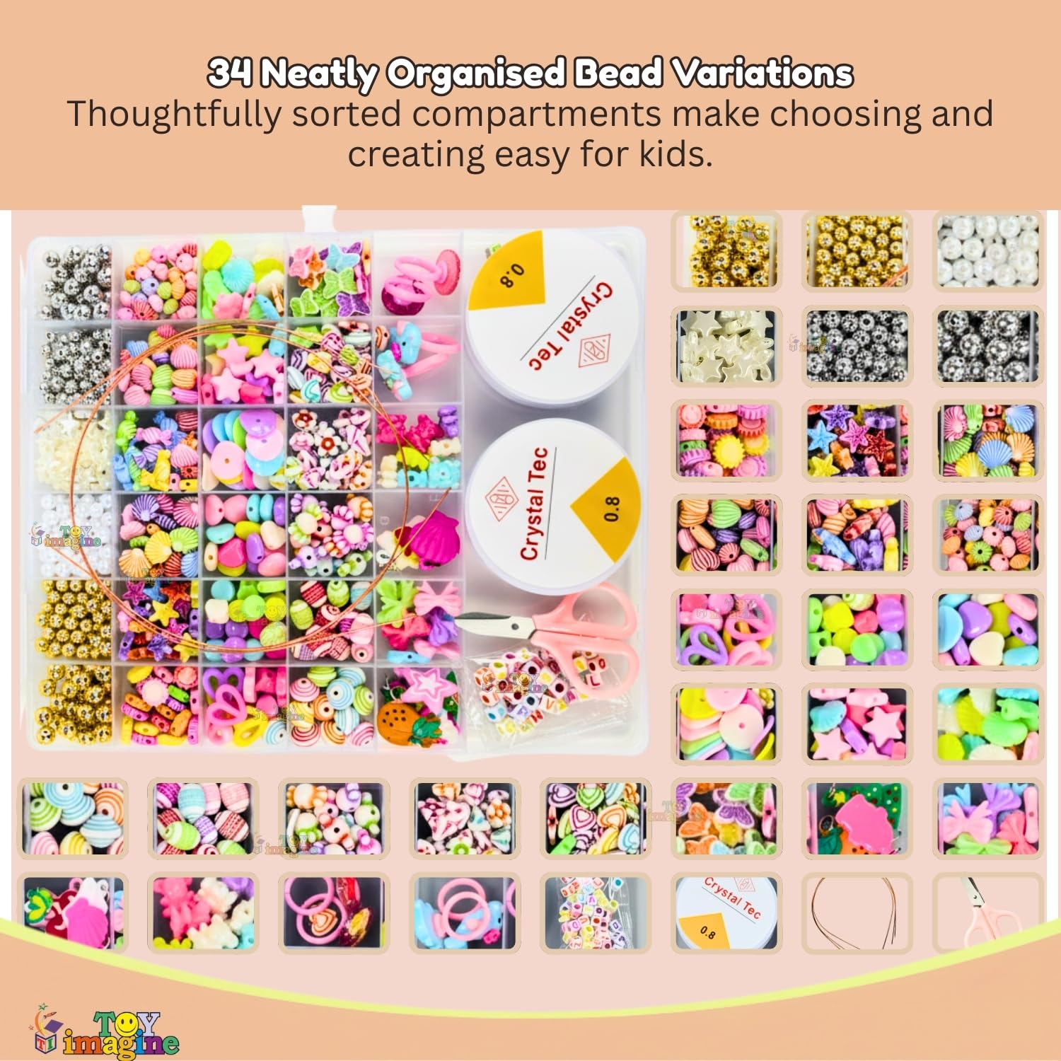 Toy Imagine DIY Bracelet Making Kit for Girls Ages 6-14 – view 7